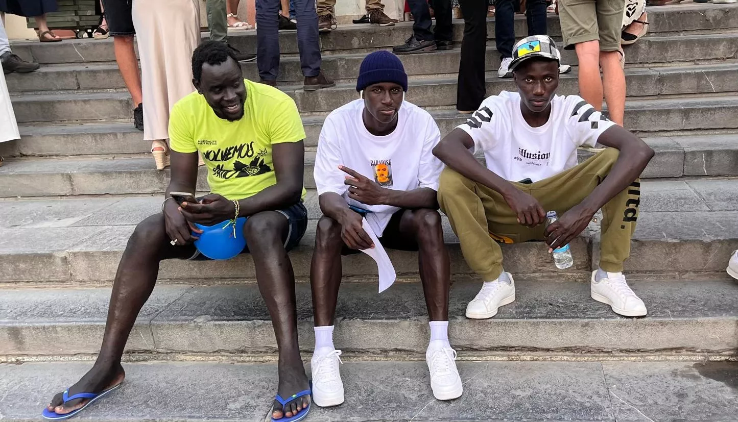 Actividades en Huesca por el Día Mundial de los Refugiados. Foto Mercedes Manterola