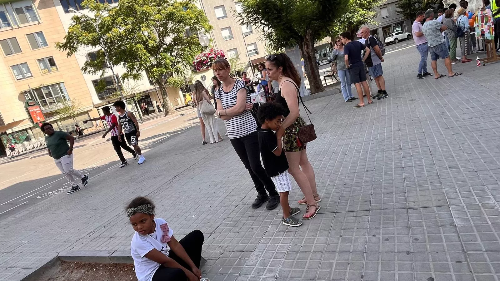Actividades en Huesca por el Día Mundial de los Refugiados. Foto Mercedes Manterola