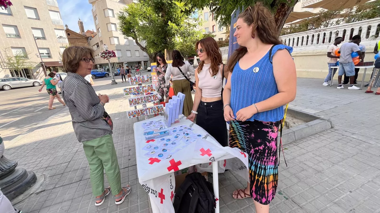 Actividades en Huesca por el Día Mundial de los Refugiados. Foto Mercedes Manterola