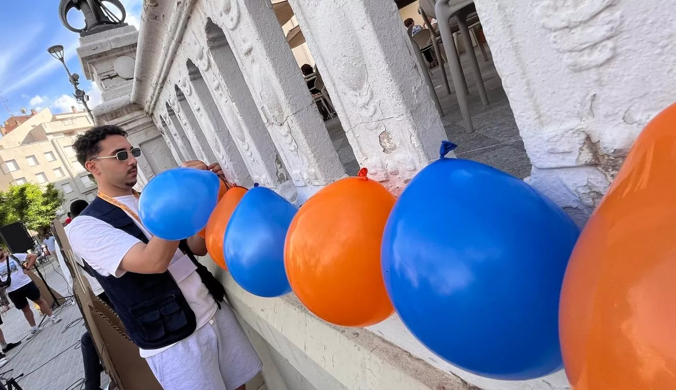 Actividades en Huesca por el Día Mundial de los Refugiados. Foto Mercedes Manterola
