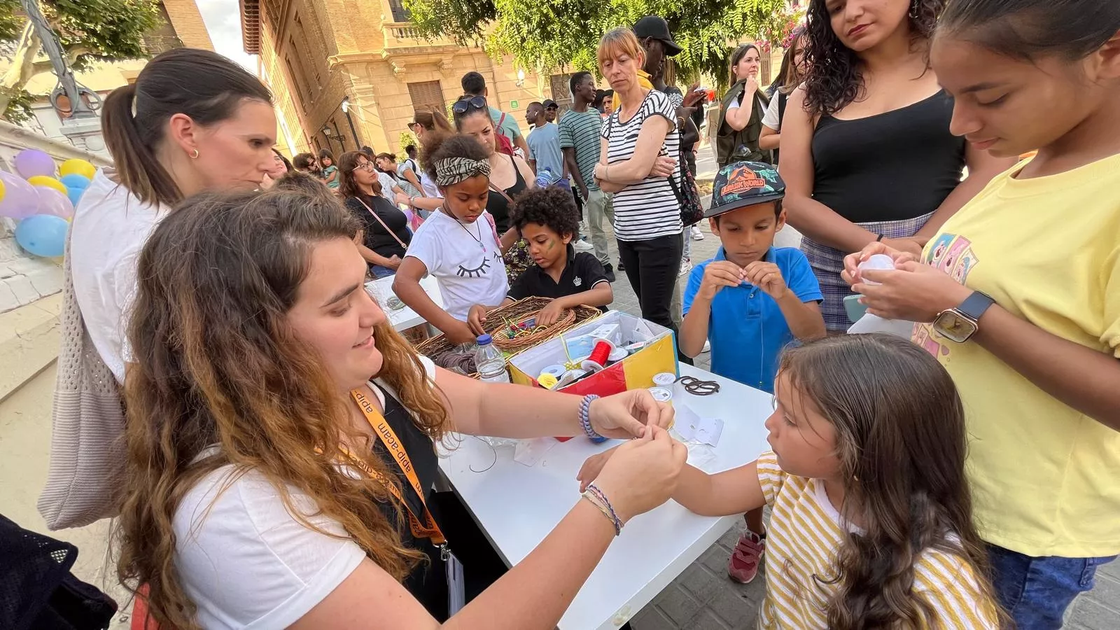 Actividades en Huesca por el Día Mundial de los Refugiados. Foto Mercedes Manterola