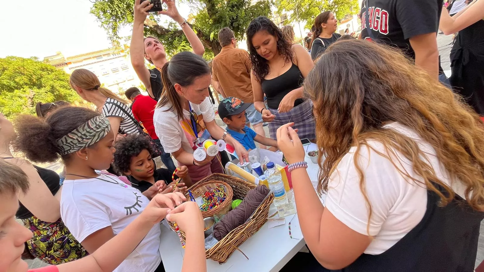 Actividades en Huesca por el Día Mundial de los Refugiados. Foto Mercedes Manterola