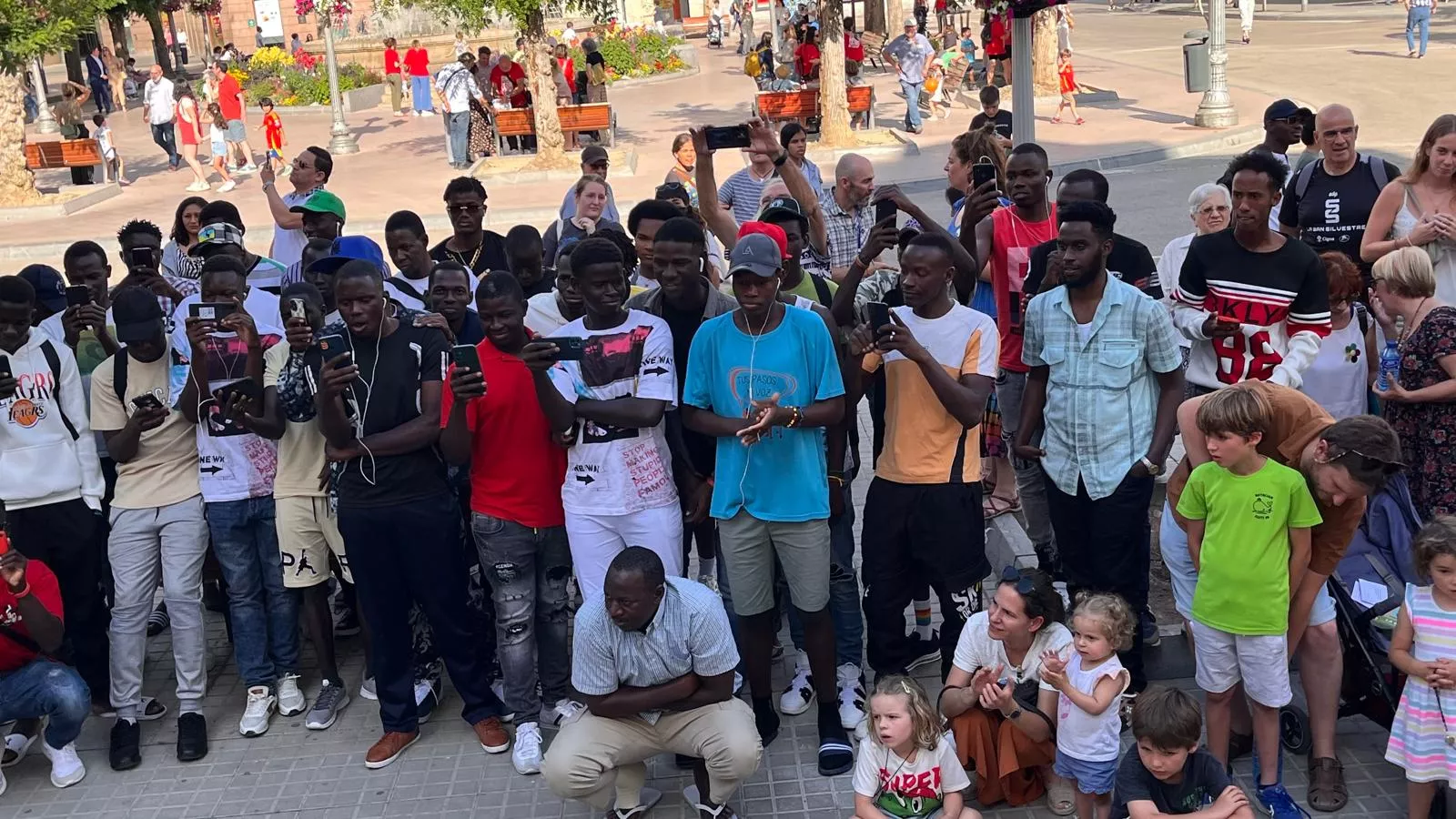 Actividades en Huesca por el Día Mundial de los Refugiados. Foto Mercedes Manterola
