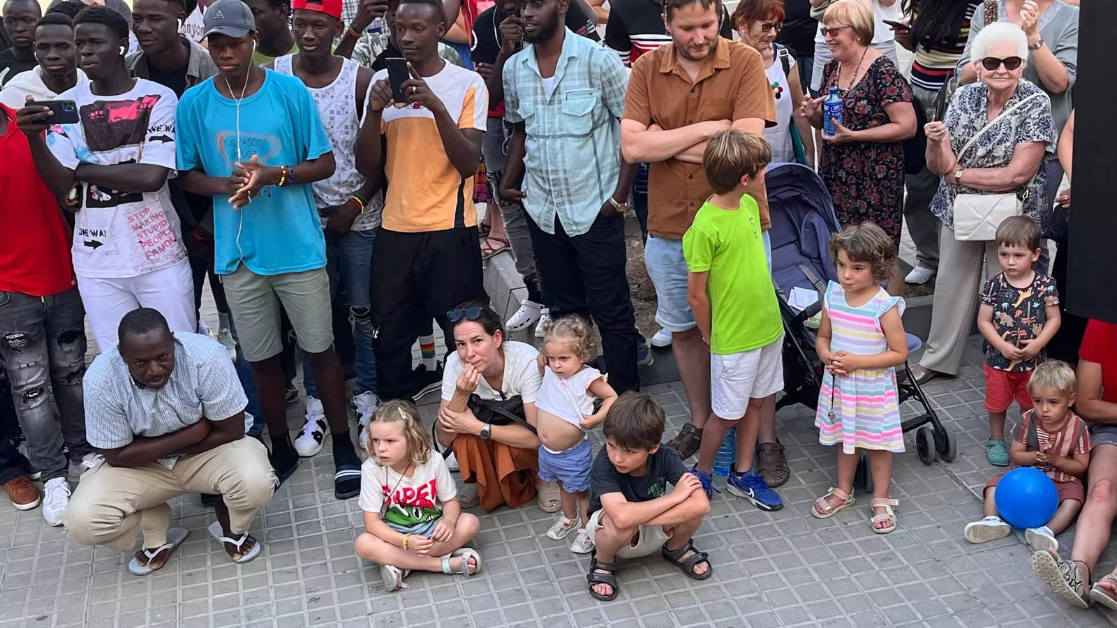 Actividades en Huesca por el Día Mundial de los Refugiados. Foto Mercedes Manterola
