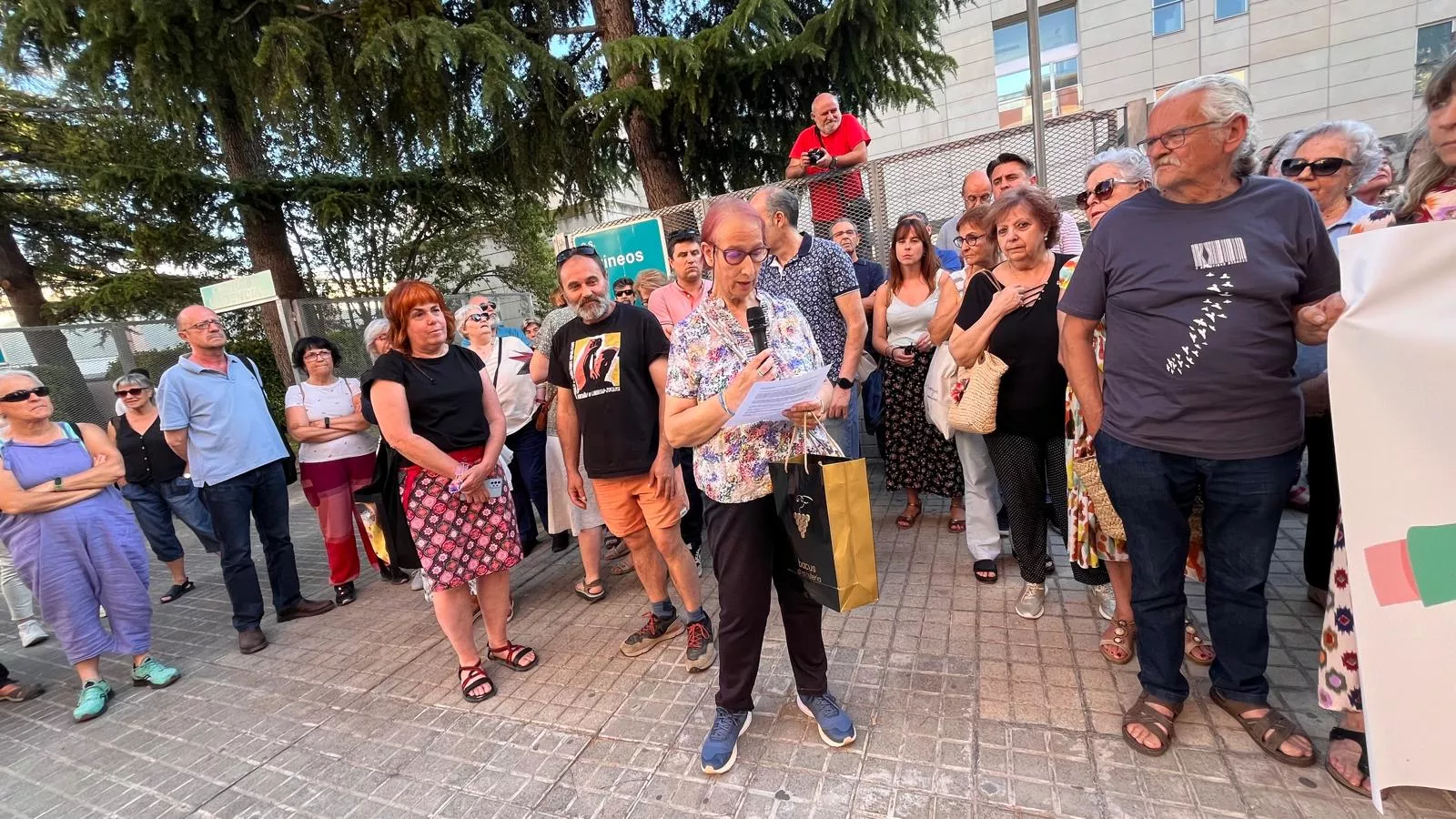 Concentración de la Plataforma en Defensa de la Sanidad Pública de Huesca. Foto Mercedes Manterola
