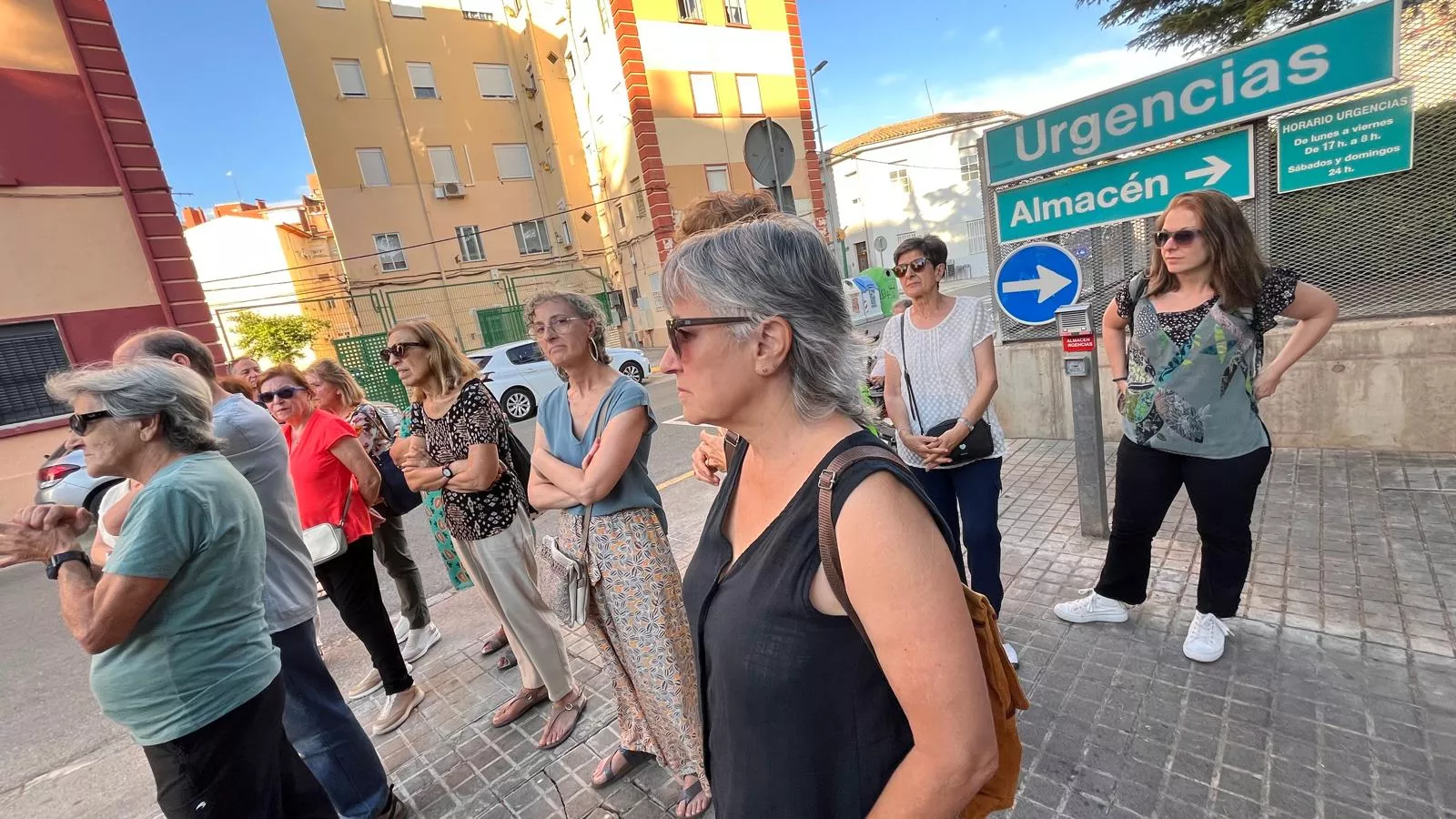 Concentración de la Plataforma en Defensa de la Sanidad Pública de Huesca. Foto Mercedes Manterola