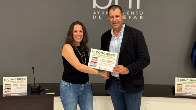 La vencedora, con el máximo premio La vencedora, con el máximo premio