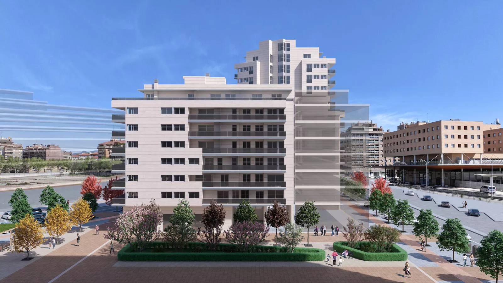 Presentación del proyecto de construcción de 92 viviendas de Torre Harineras.