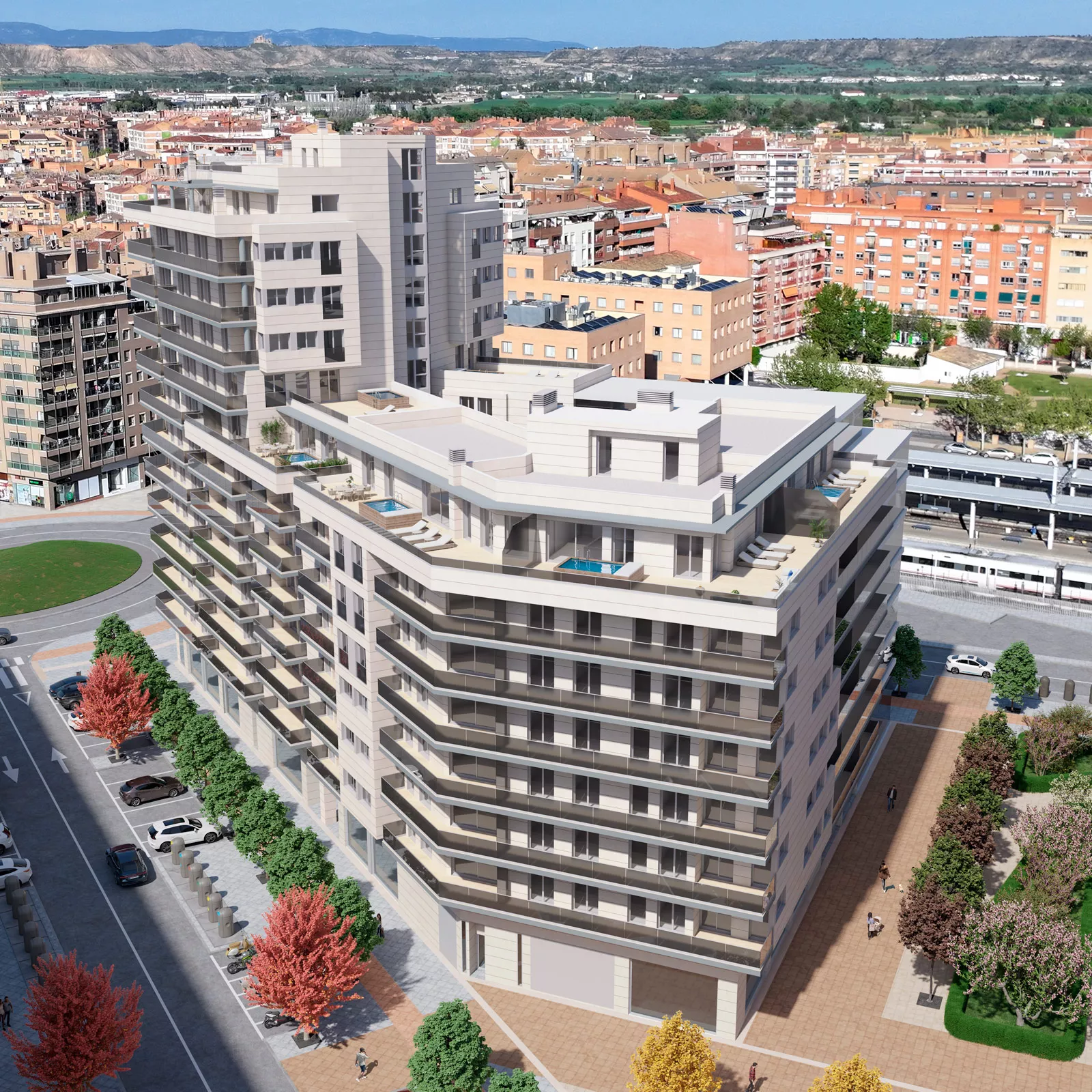 Presentación del proyecto de construcción de 92 viviendas de Torre Harineras.