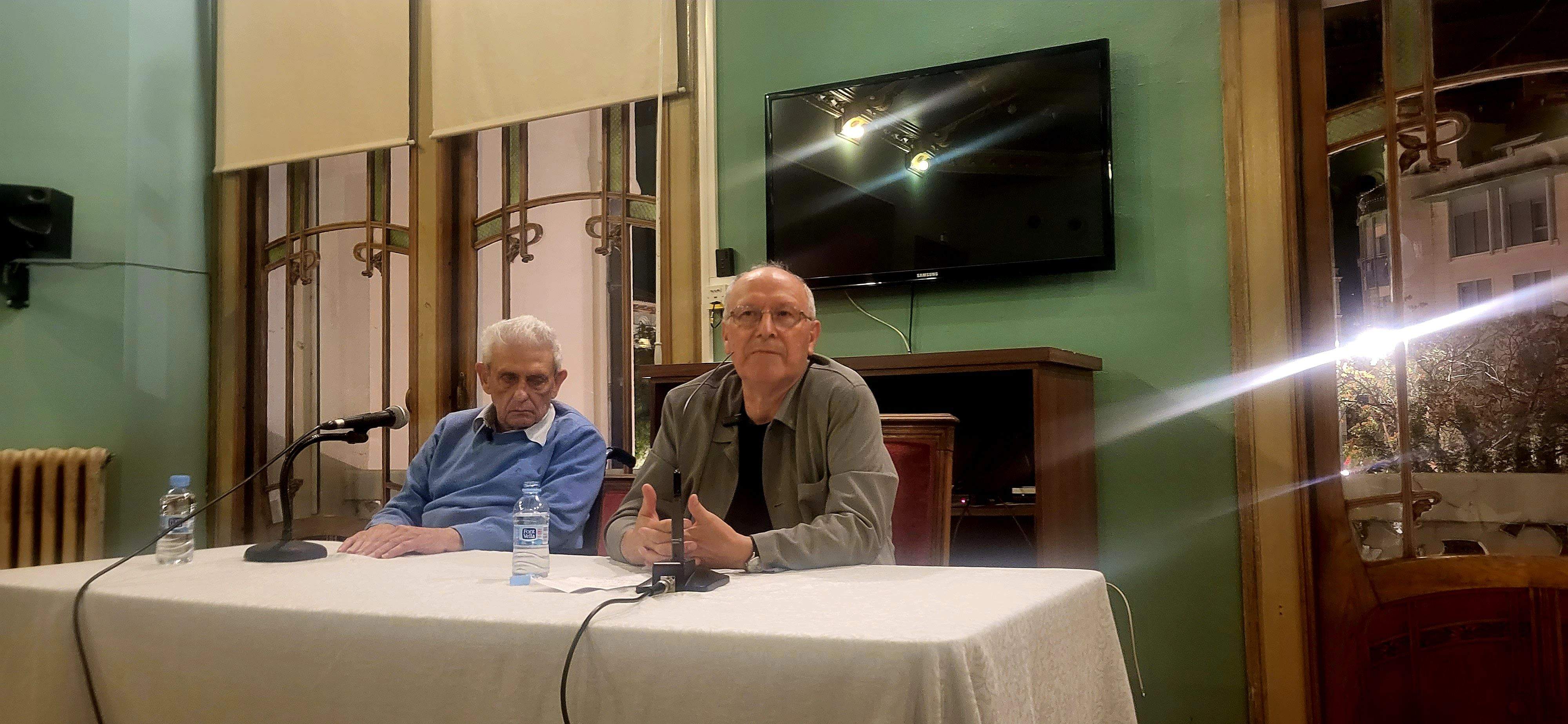 Ángel Gari y Severino Pallaruelo. Foto Myriam Martínez