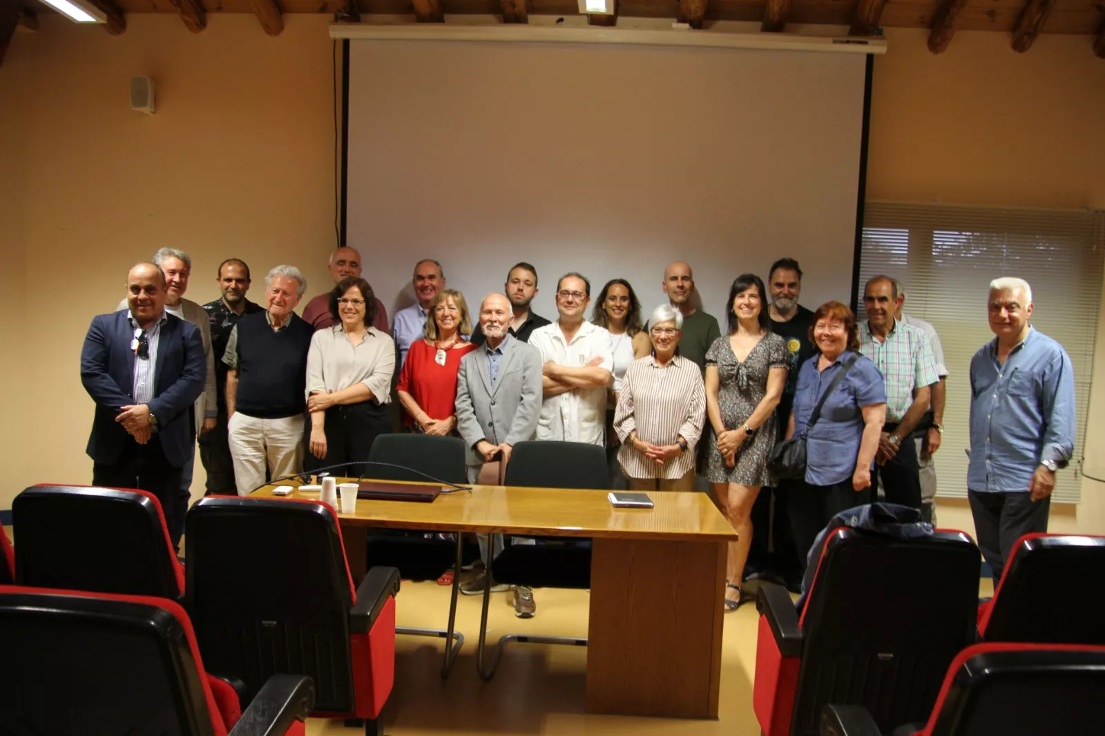 Sariñena acoge la presentación del proyecto "Homenaje a Cataluña y Aragón de Georges Orwell". Foto Carlos Neofato