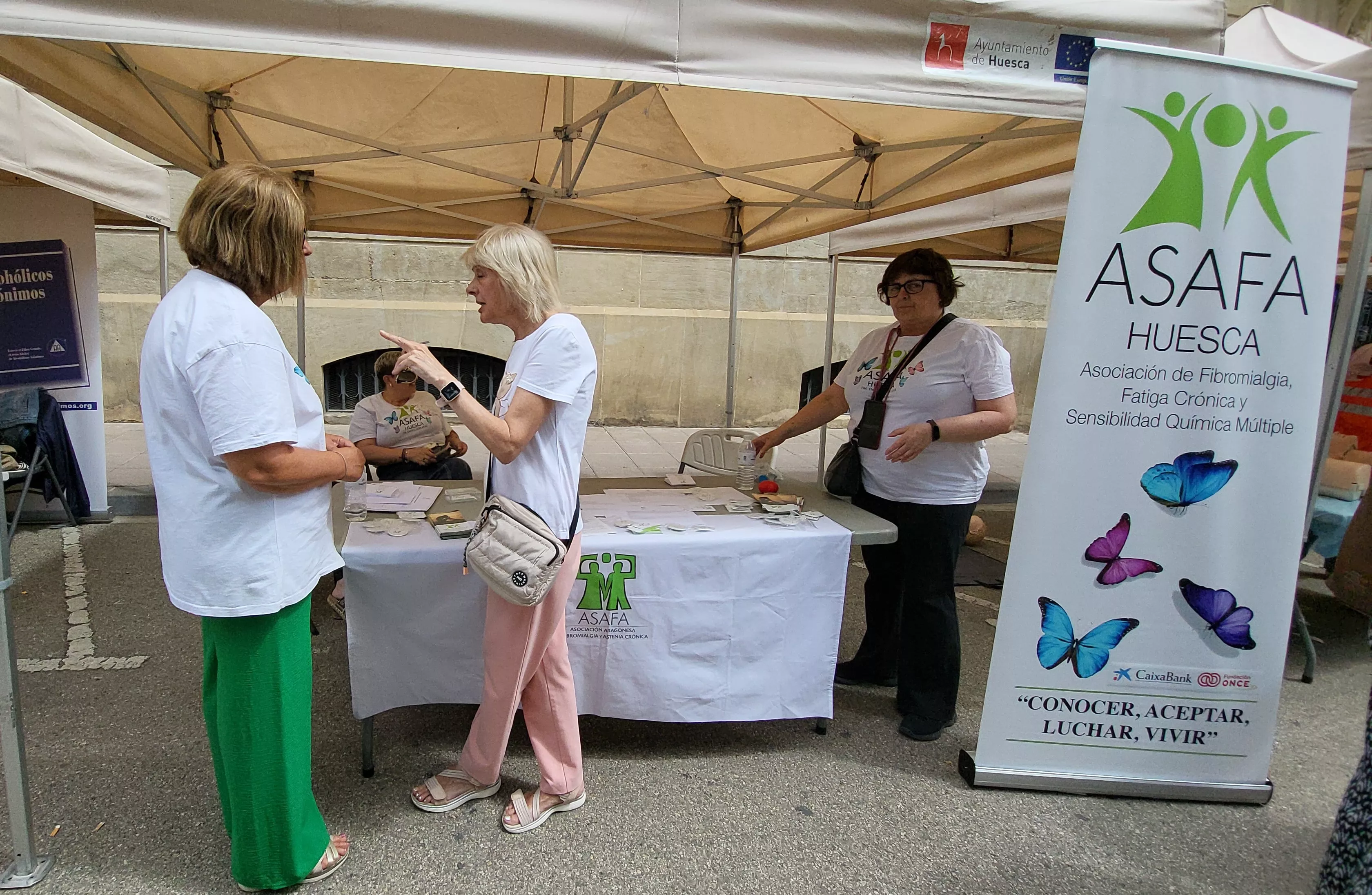 Tercera edición de la Feria de la Salud en Huesca. Foto Mercedes Manterola