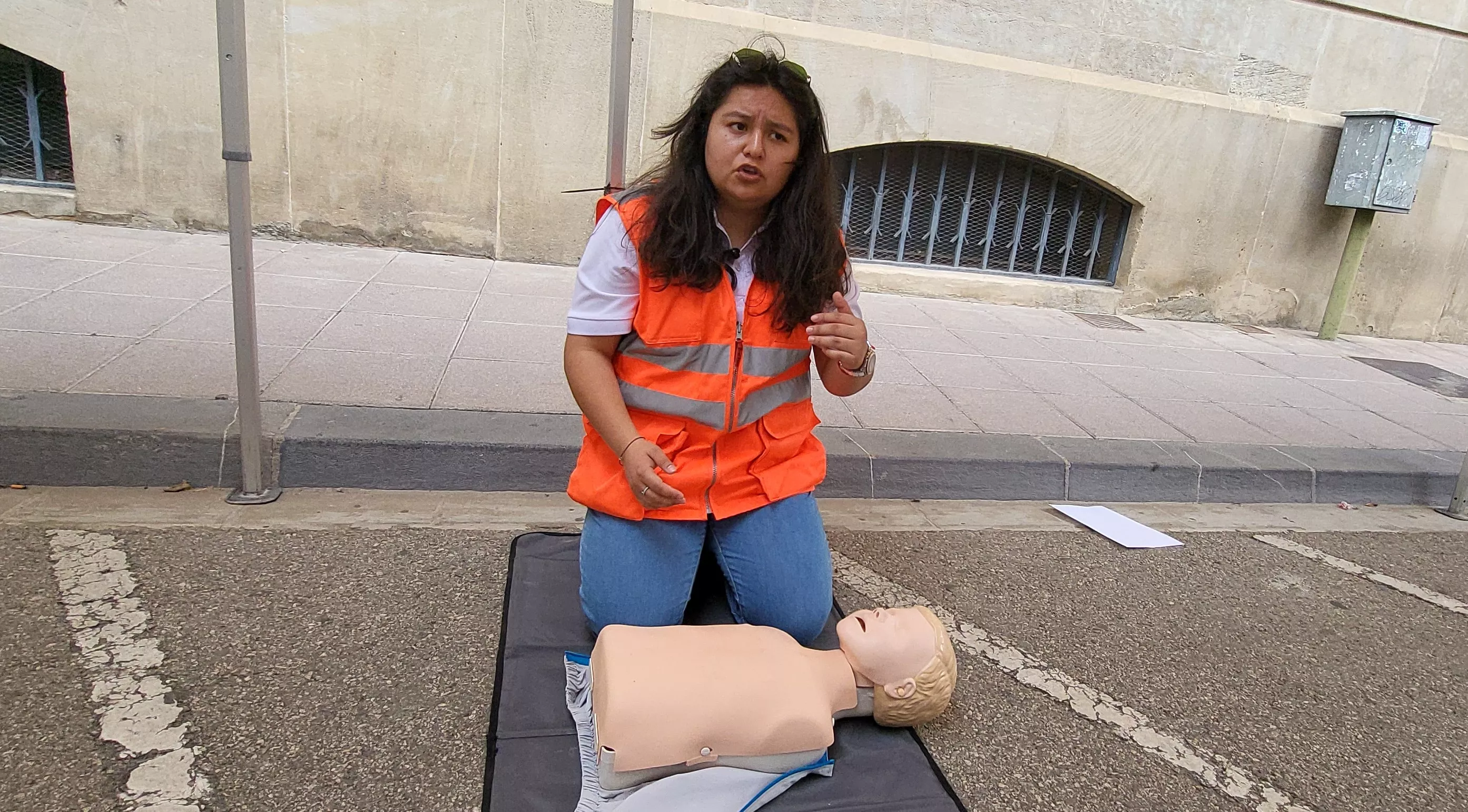 Tercera edición de la Feria de la Salud en Huesca. Foto Mercedes Manterola