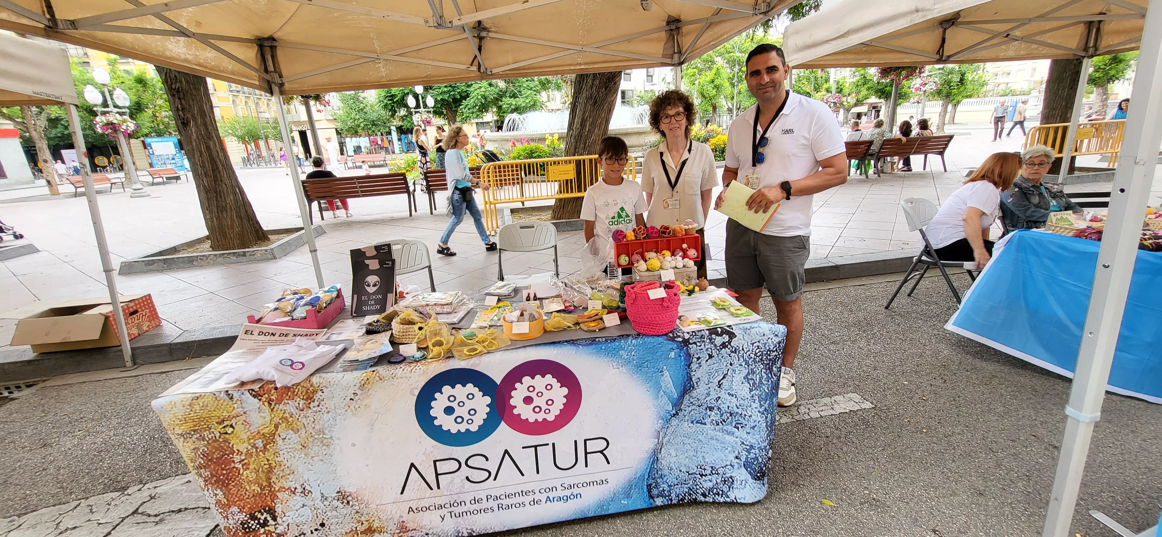 Tercera edición de la Feria de la Salud en Huesca. Foto Mercedes Manterola