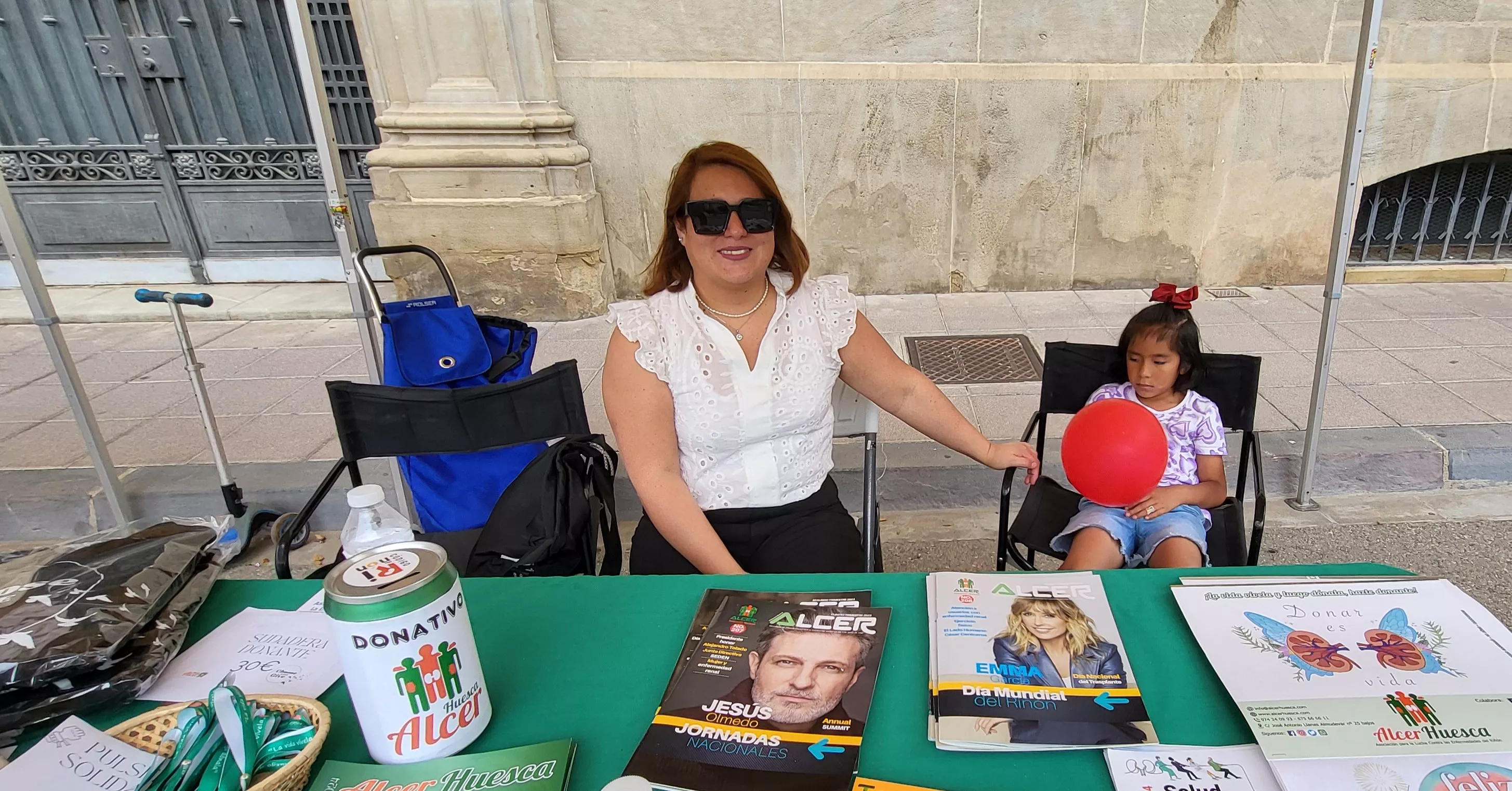 Tercera edición de la Feria de la Salud en Huesca. Foto Mercedes Manterola
