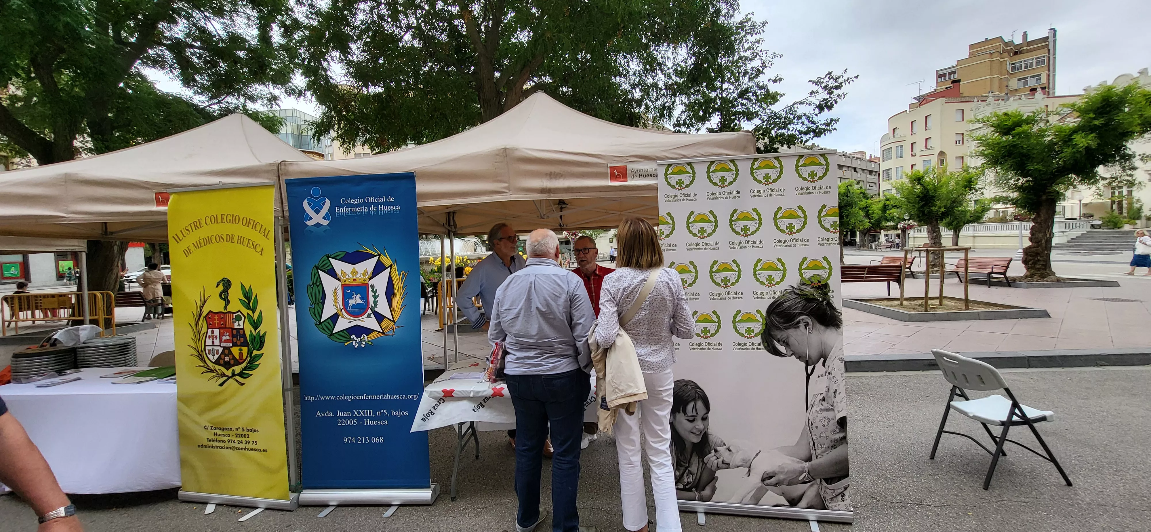 Tercera edición de la Feria de la Salud en Huesca. Foto Mercedes Manterola