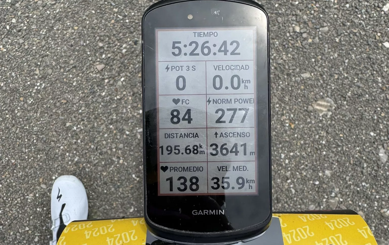 Garmin de Aleix Espargaró.