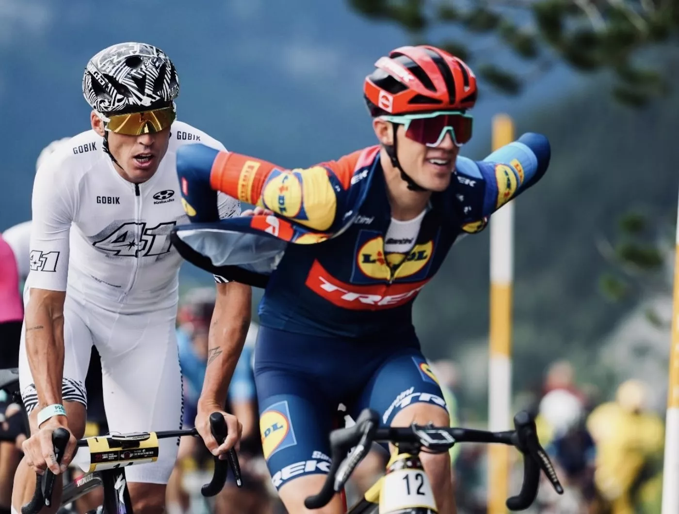 Espargaró y Juanpe López, durante la QH 2024.