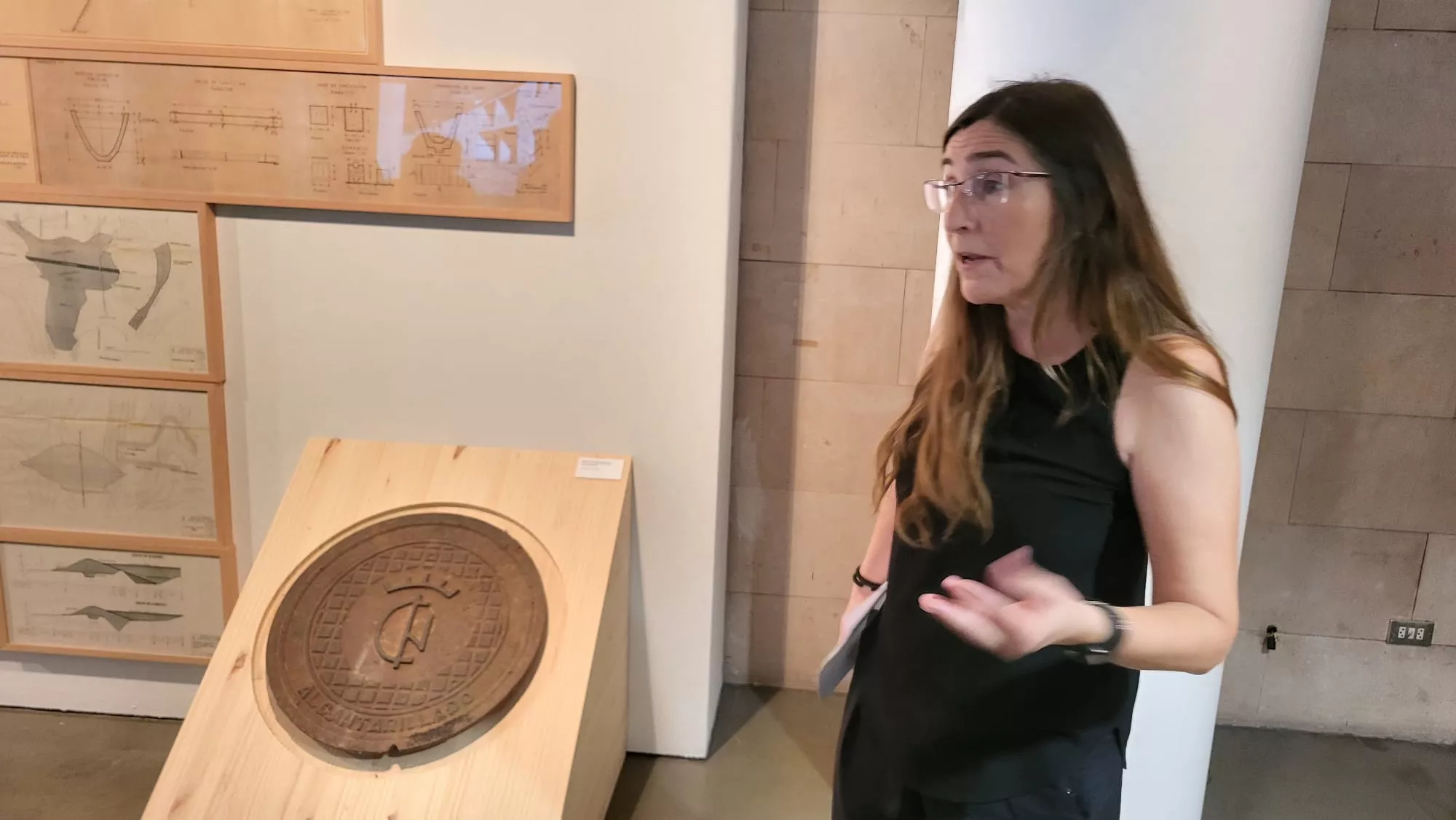  Visita de El Temple a la exposición sobre Los Pueblos de Colonización