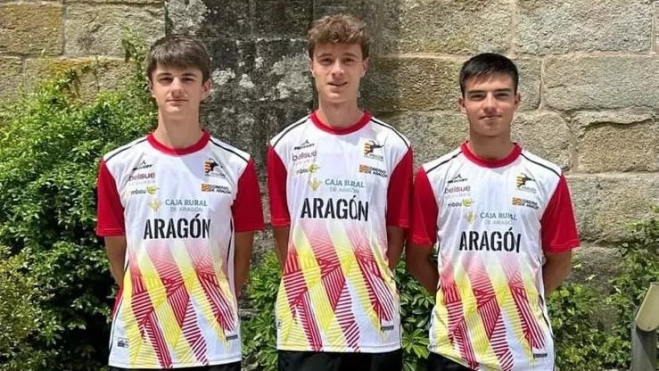 Ismael López, Antonio Maza y Javi Alamañac, histórica participación de GMS en Pontevedra. Ismael López, Antonio Maza y Javi Alamañac, histórica participación de GMS en Pontevedra.