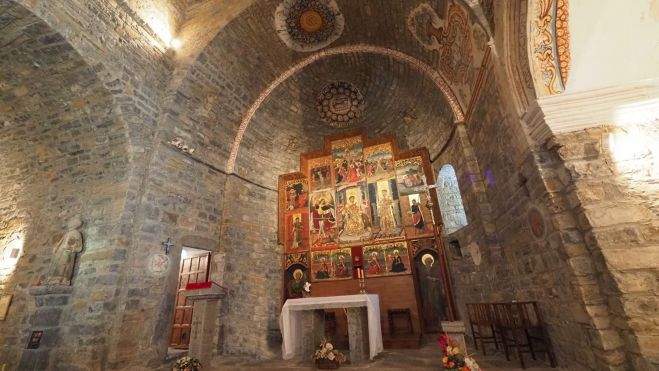 Vista del retablo dedicado a San Vicente de Labuerda. Autor: Paco Parra Vista del retablo dedicado a San Vicente de Labuerda. Autor: Paco Parra