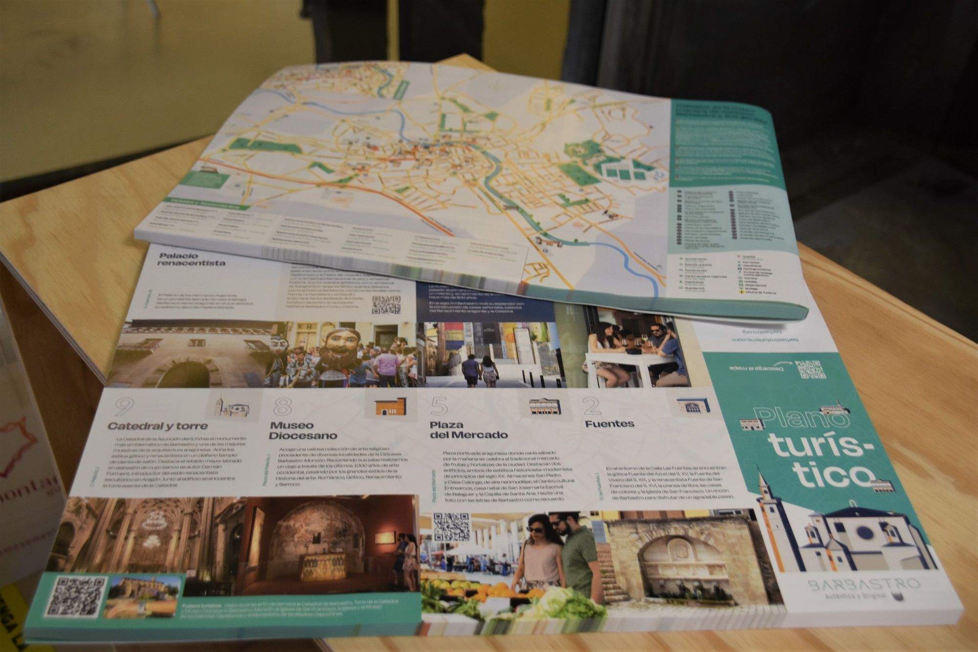 Nuevo plano turístico de Barbastro