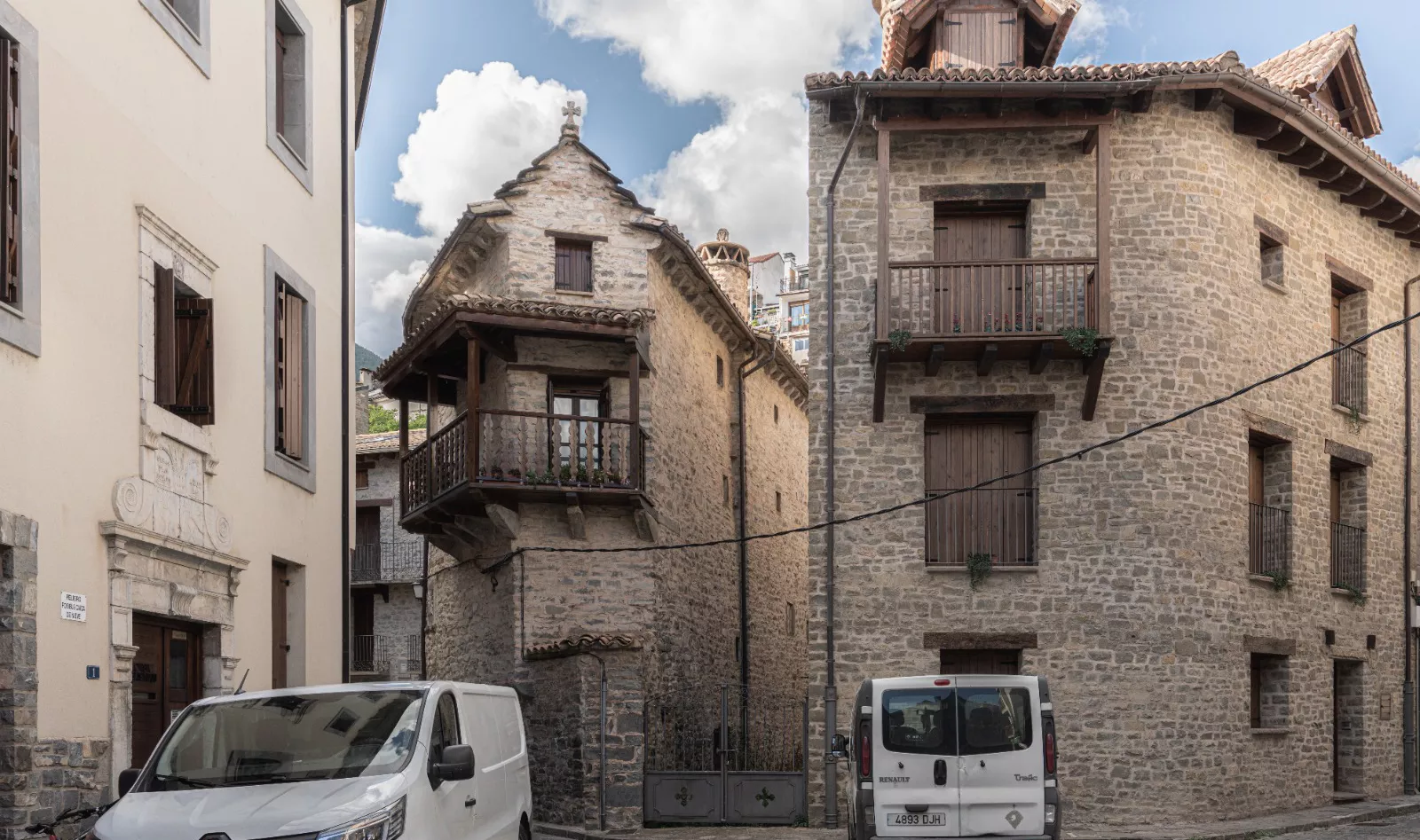 Localidad de Biescas en el Alto Gállego.