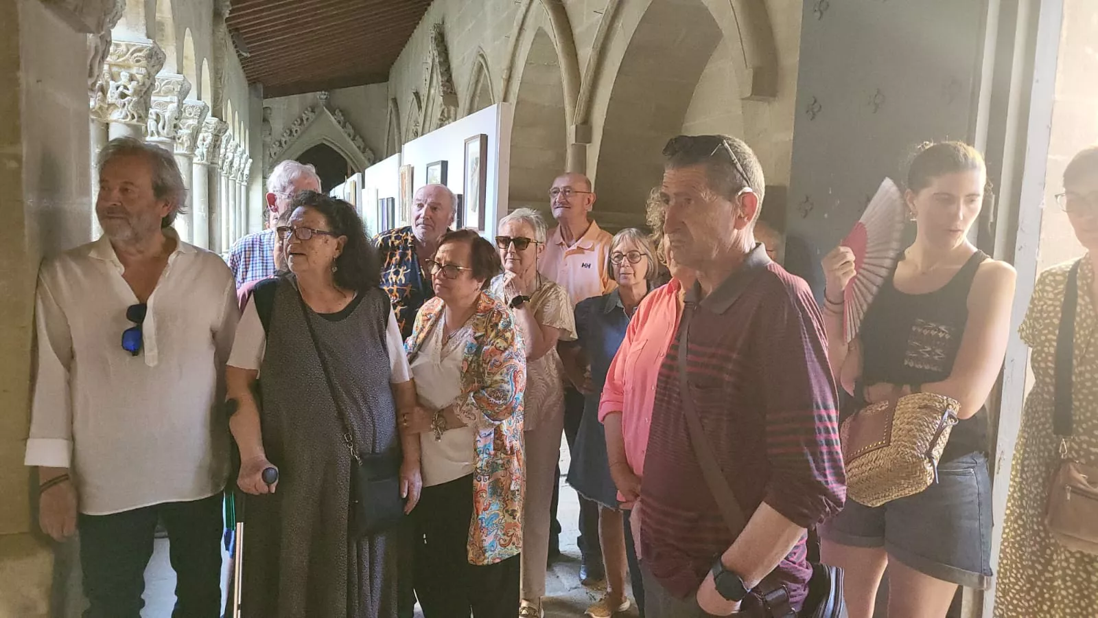 Exposición de pintores del Casco Viejo en el Claustro de San Pedro