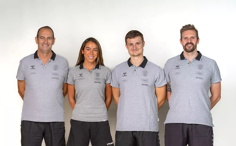 José Nolasco, Luisa Pérez, Imanol Echezarreta y Fer Pérez siguen haciendo equipo en Bada Huesca