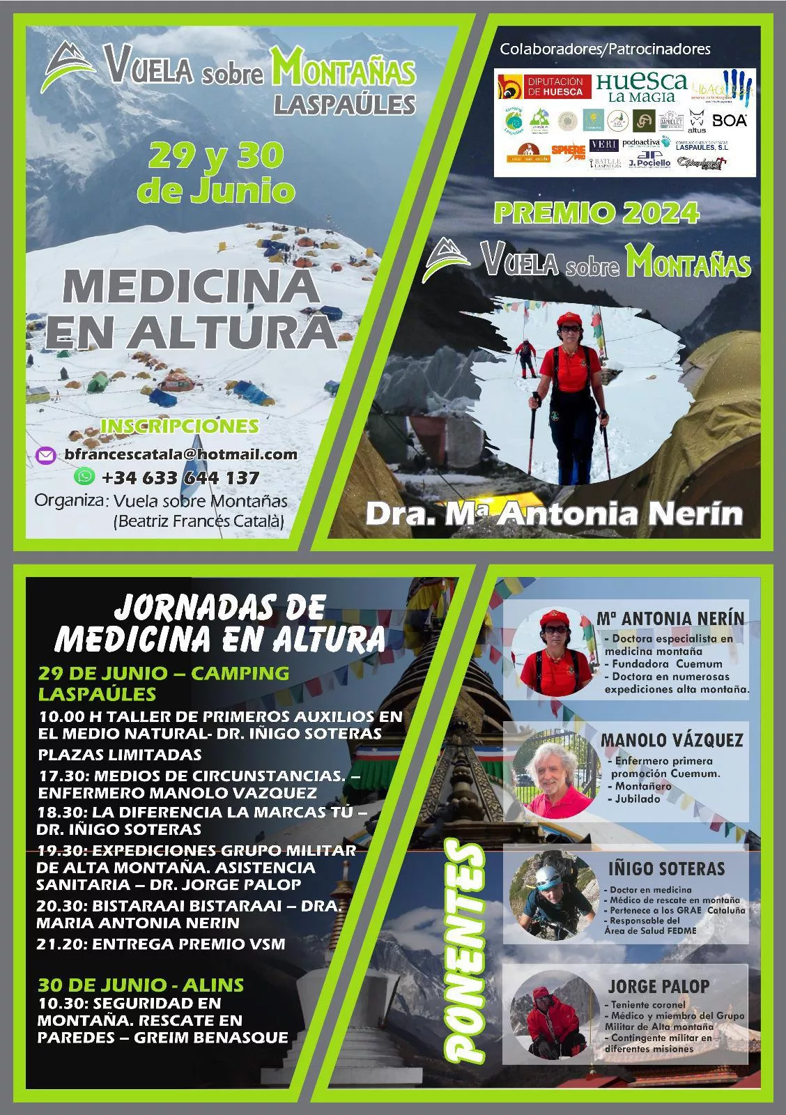 Laspaúles va a vivir un gran fin de semana con "Vuela sobre Montañas".