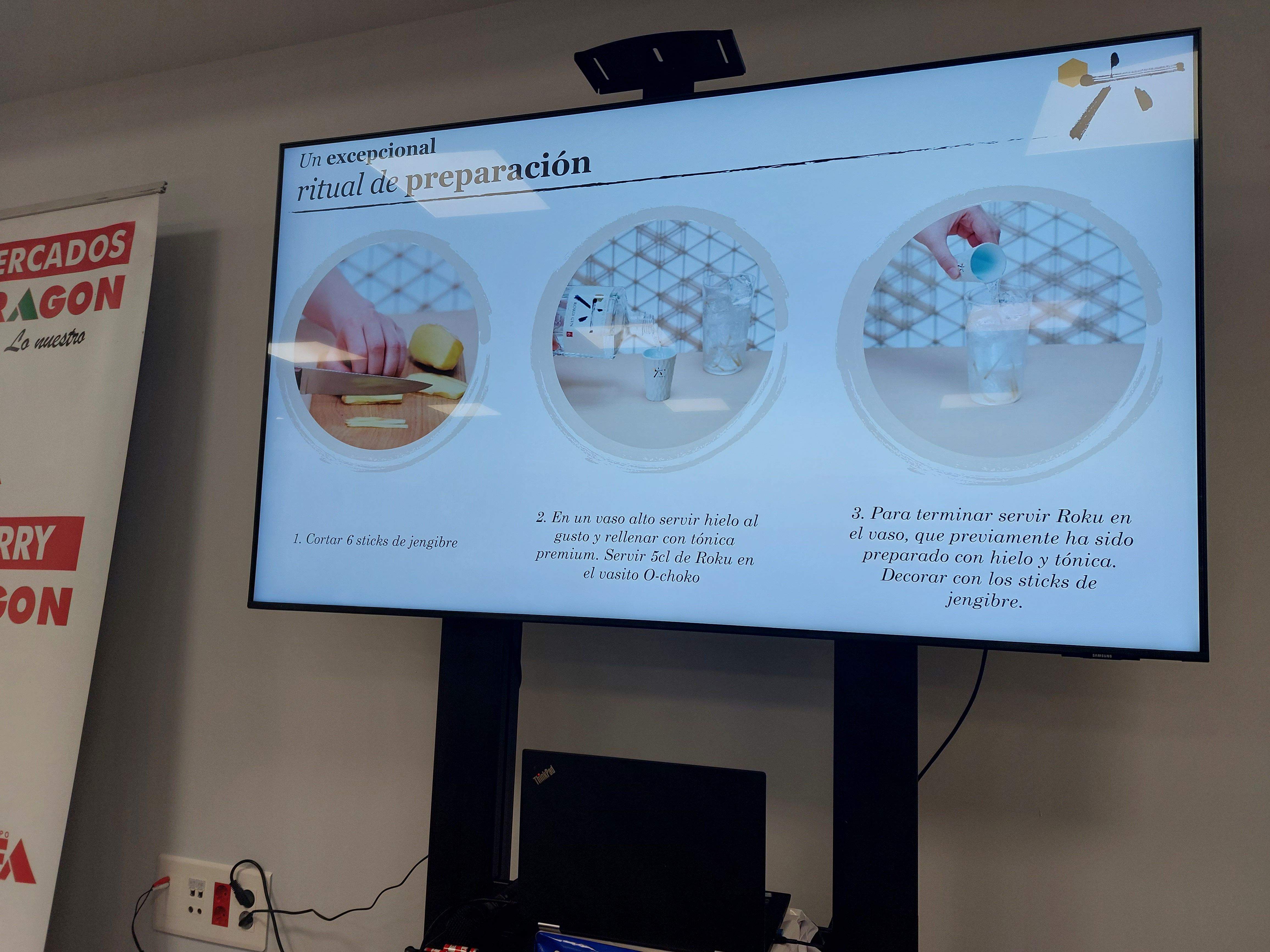 Cata de Beam Suntory que ha estrenado el Espacio Altoaragón