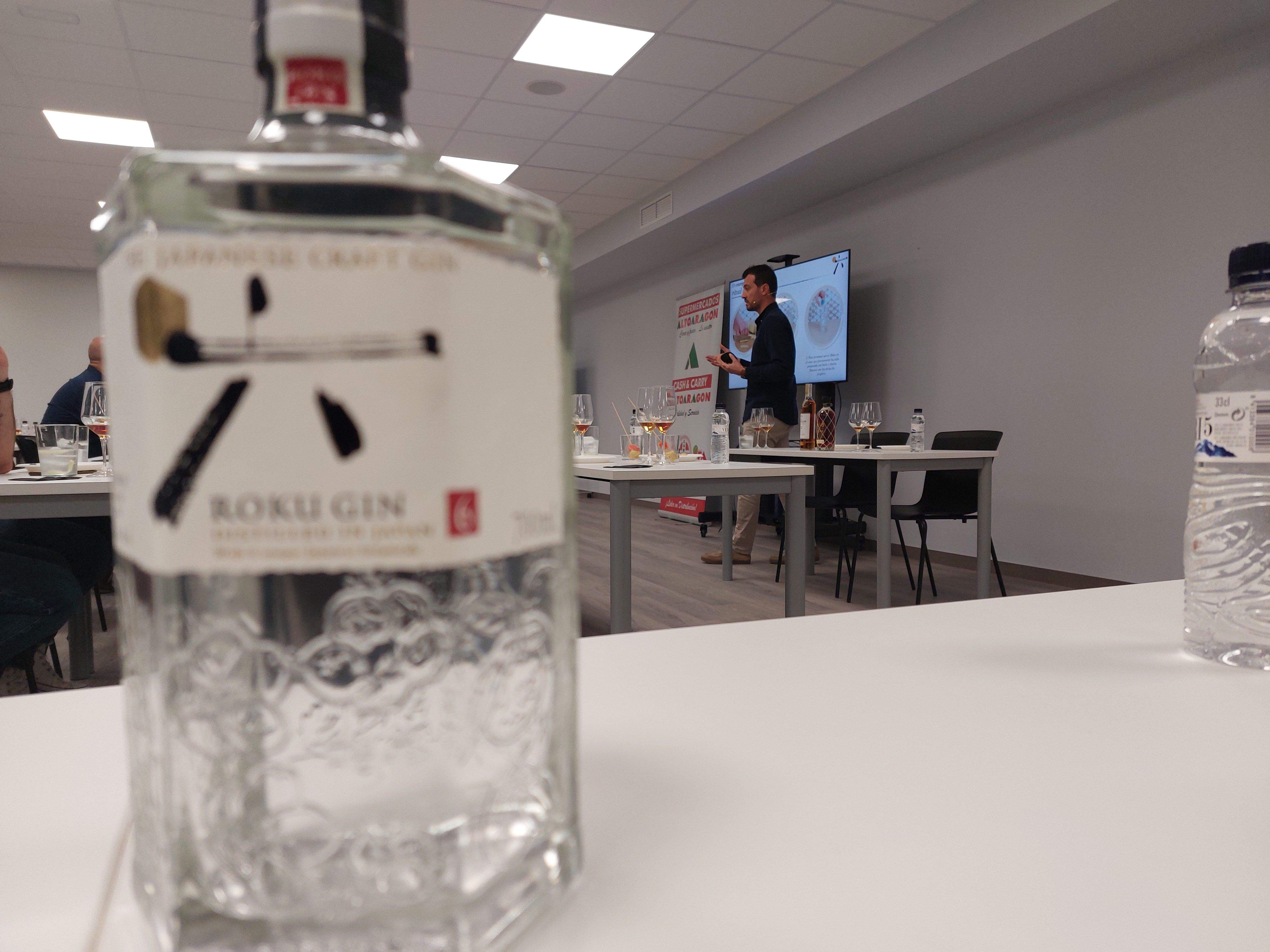 Cata de Beam Suntory que ha estrenado el Espacio Altoaragón