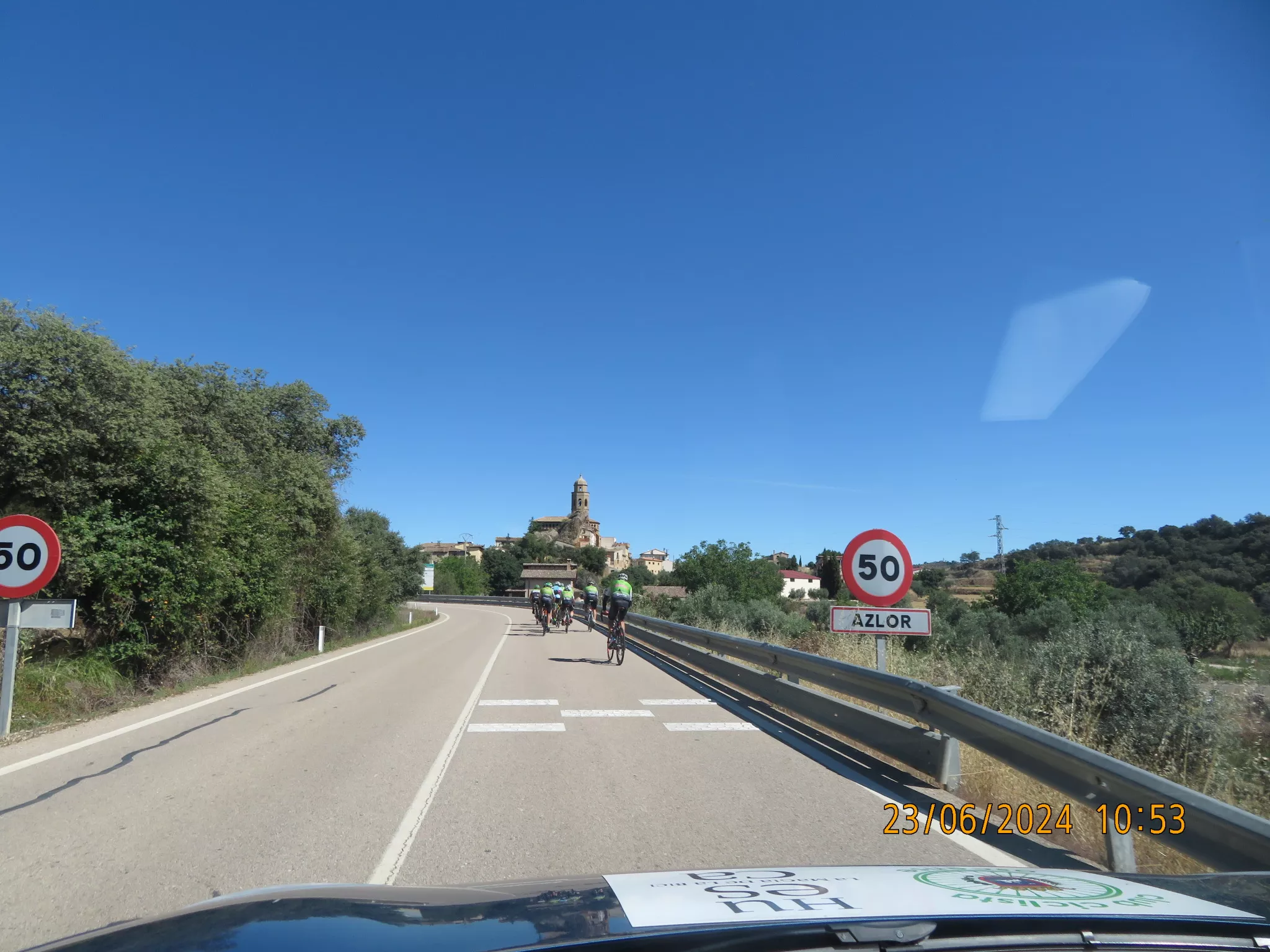 Emocionado recuerdo ciclista a Alberto Roig. Foto Miguel Ángel Romeo