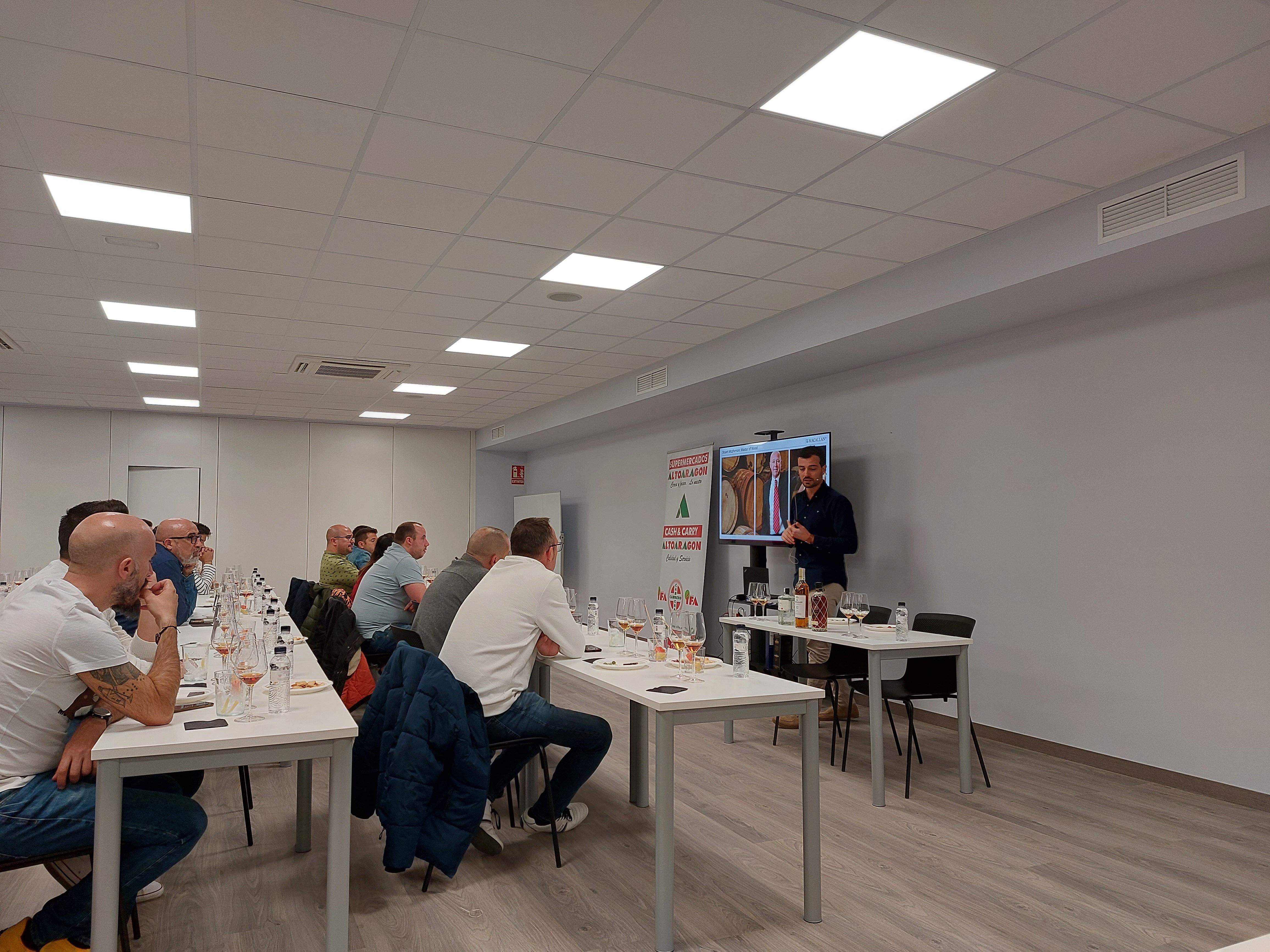 Cata de Beam Suntory que ha estrenado el Espacio Altoaragón