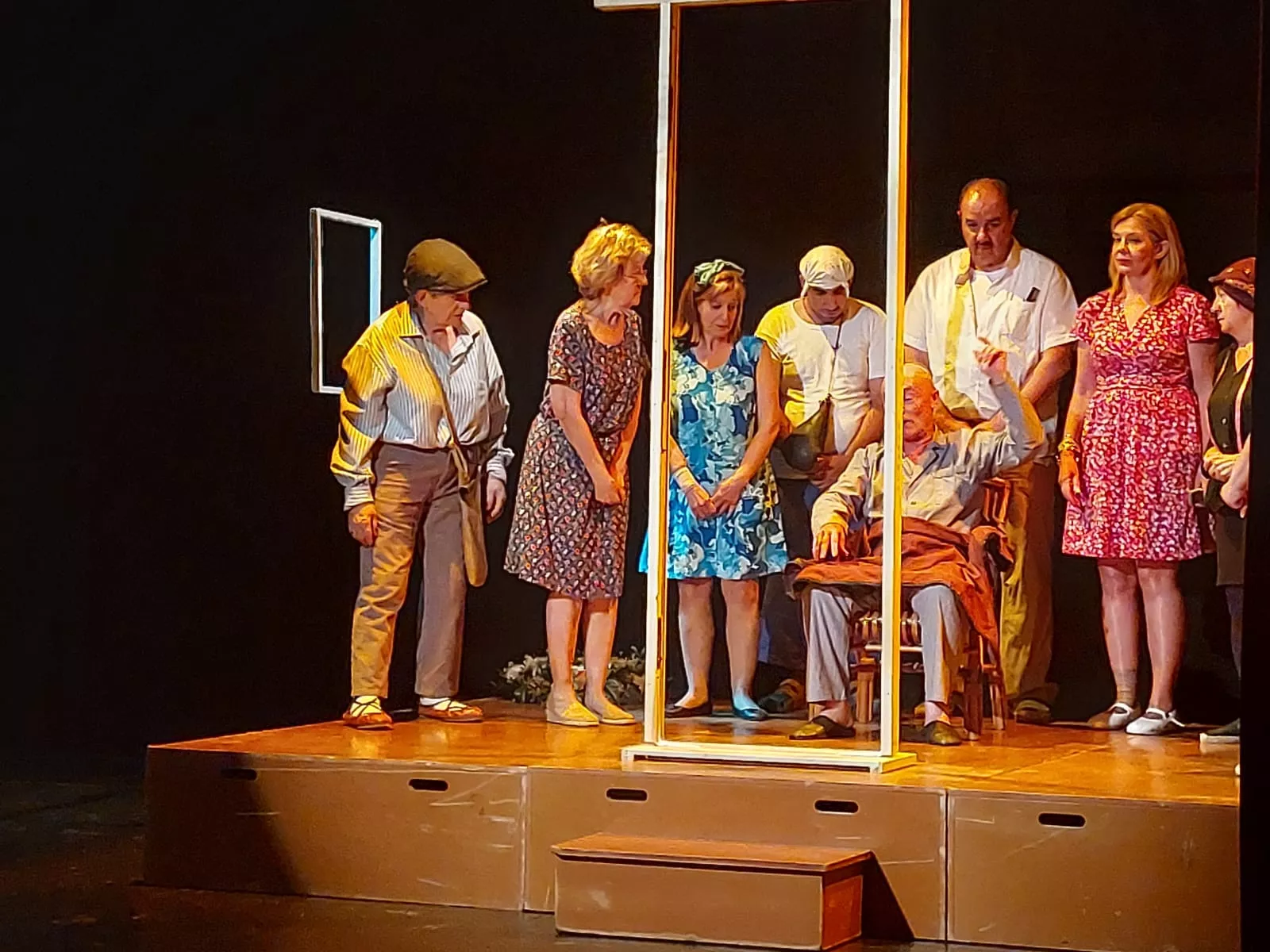 Las Lolas, interpretando Guadaña al resucitado. Foto J.G.A