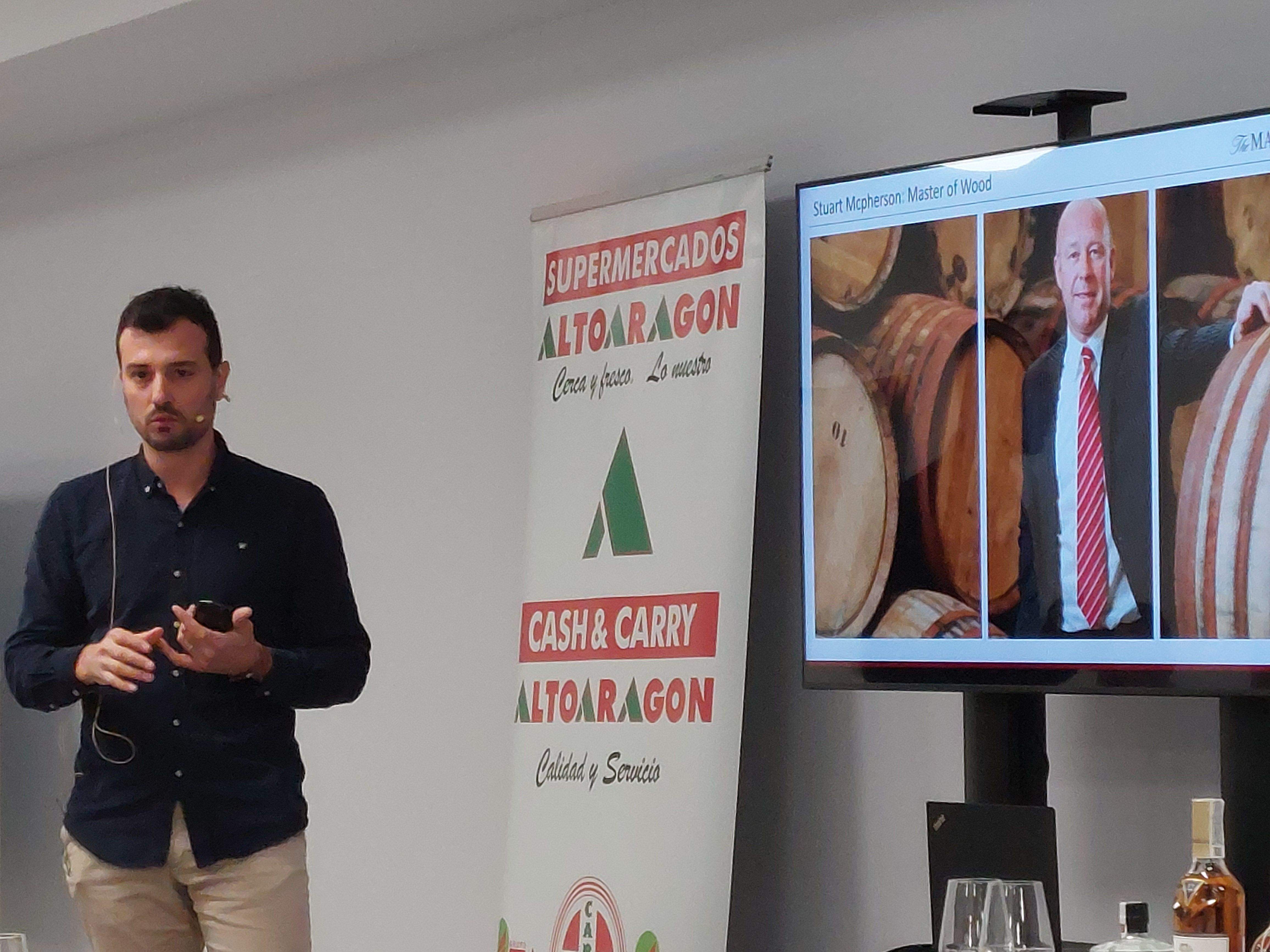 Cata de Beam Suntory que ha estrenado el Espacio Altoaragón