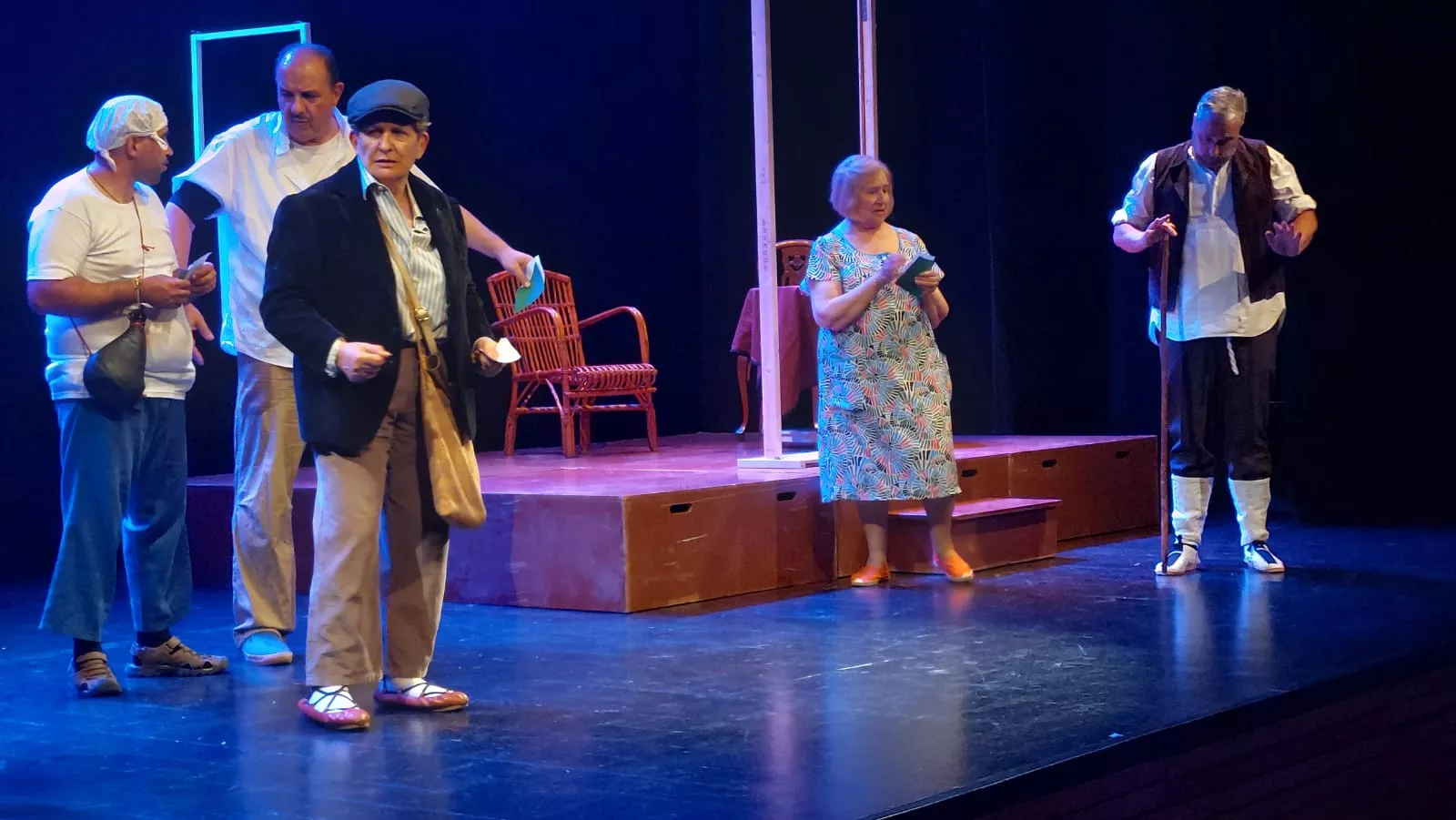 Las Lolas, interpretando Guadaña al resucitado. Foto J.G.A