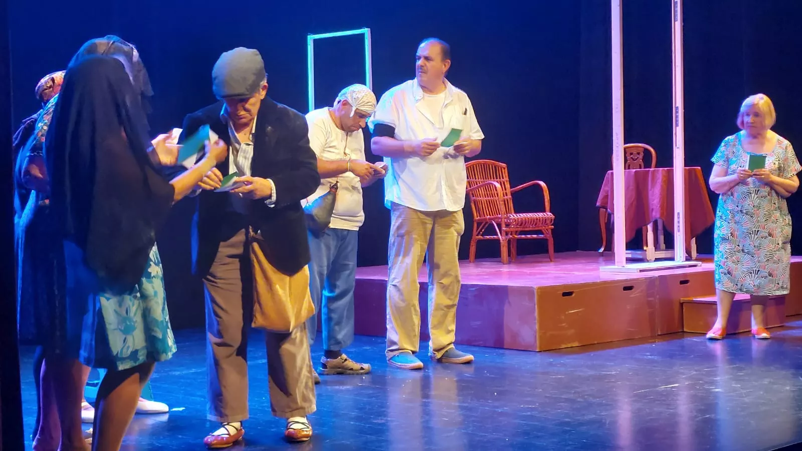 Las Lolas, interpretando Guadaña al resucitado. Foto J.G.A