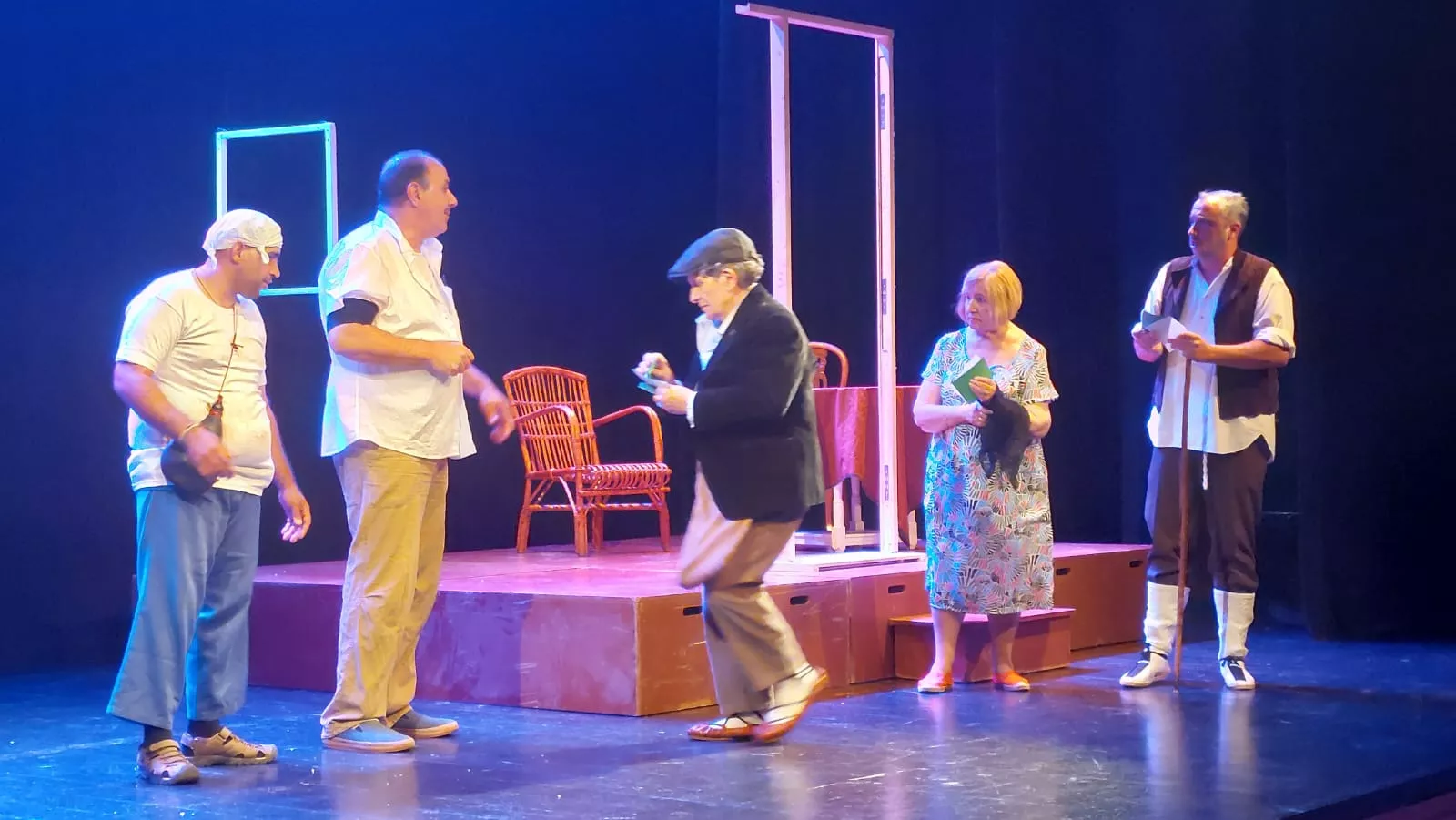 Las Lolas, interpretando Guadaña al resucitado. Foto J.G.A