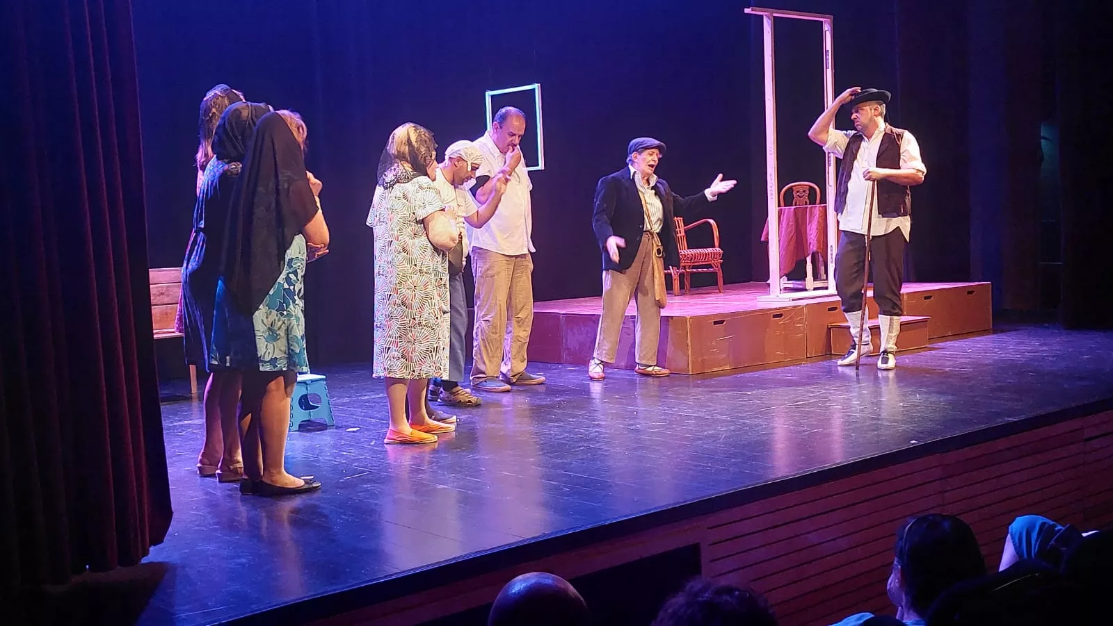 Las Lolas, interpretando Guadaña al resucitado. Foto J.G.A