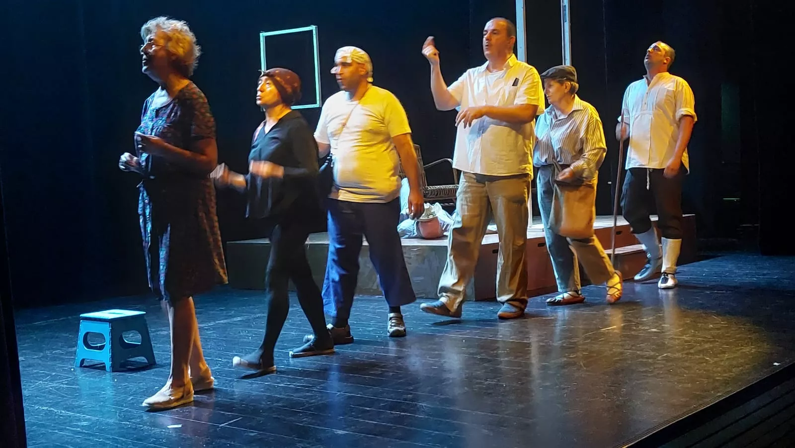 Las Lolas, interpretando Guadaña al resucitado. Foto J.G.A