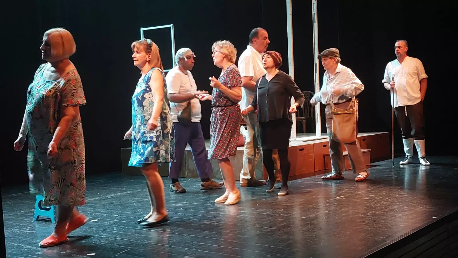 Las Lolas, interpretando Guadaña al resucitado. Foto J.G.A