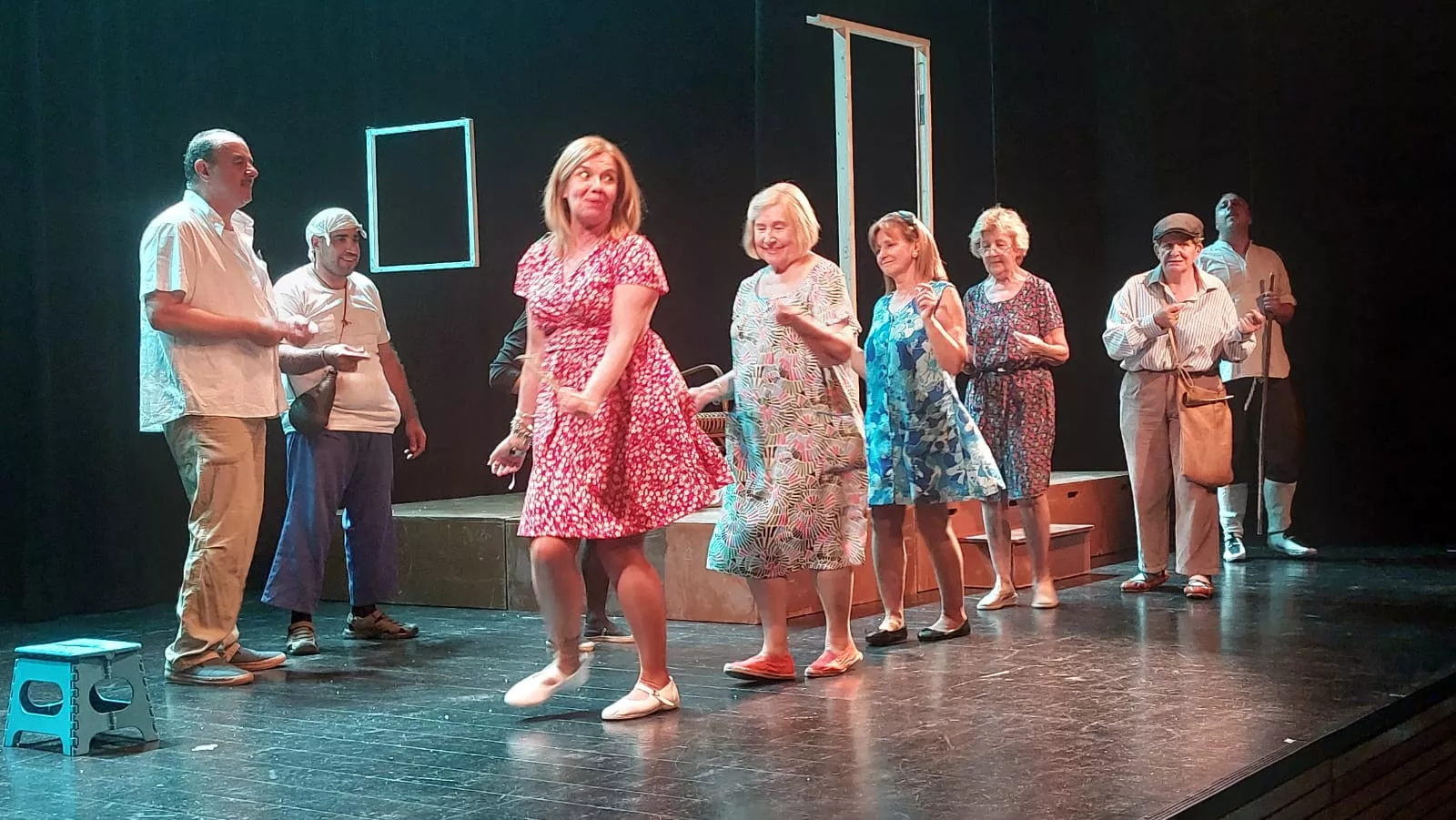 Las Lolas, interpretando Guadaña al resucitado. Foto J.G.A