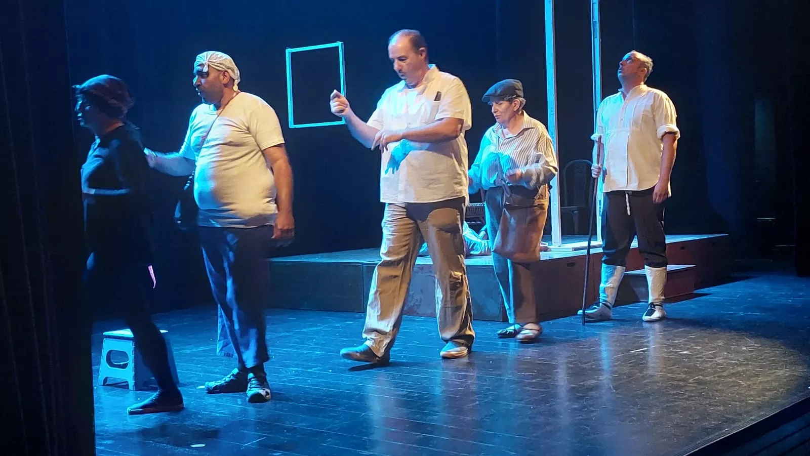 Las Lolas, interpretando Guadaña al resucitado. Foto J.G.A