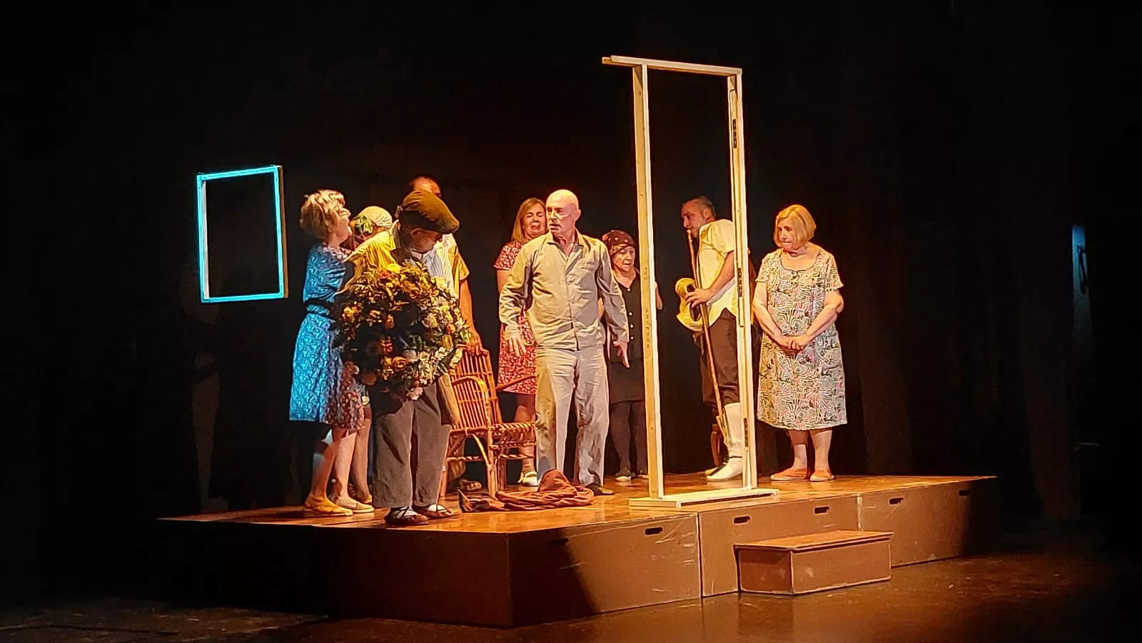 Las Lolas, interpretando Guadaña al resucitado. Foto J.G.A