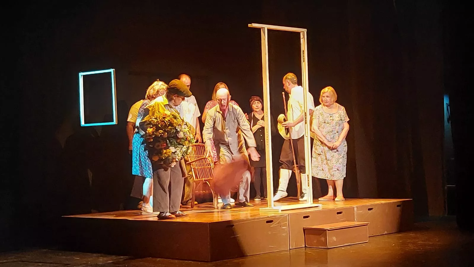 Las Lolas, interpretando Guadaña al resucitado. Foto J.G.A