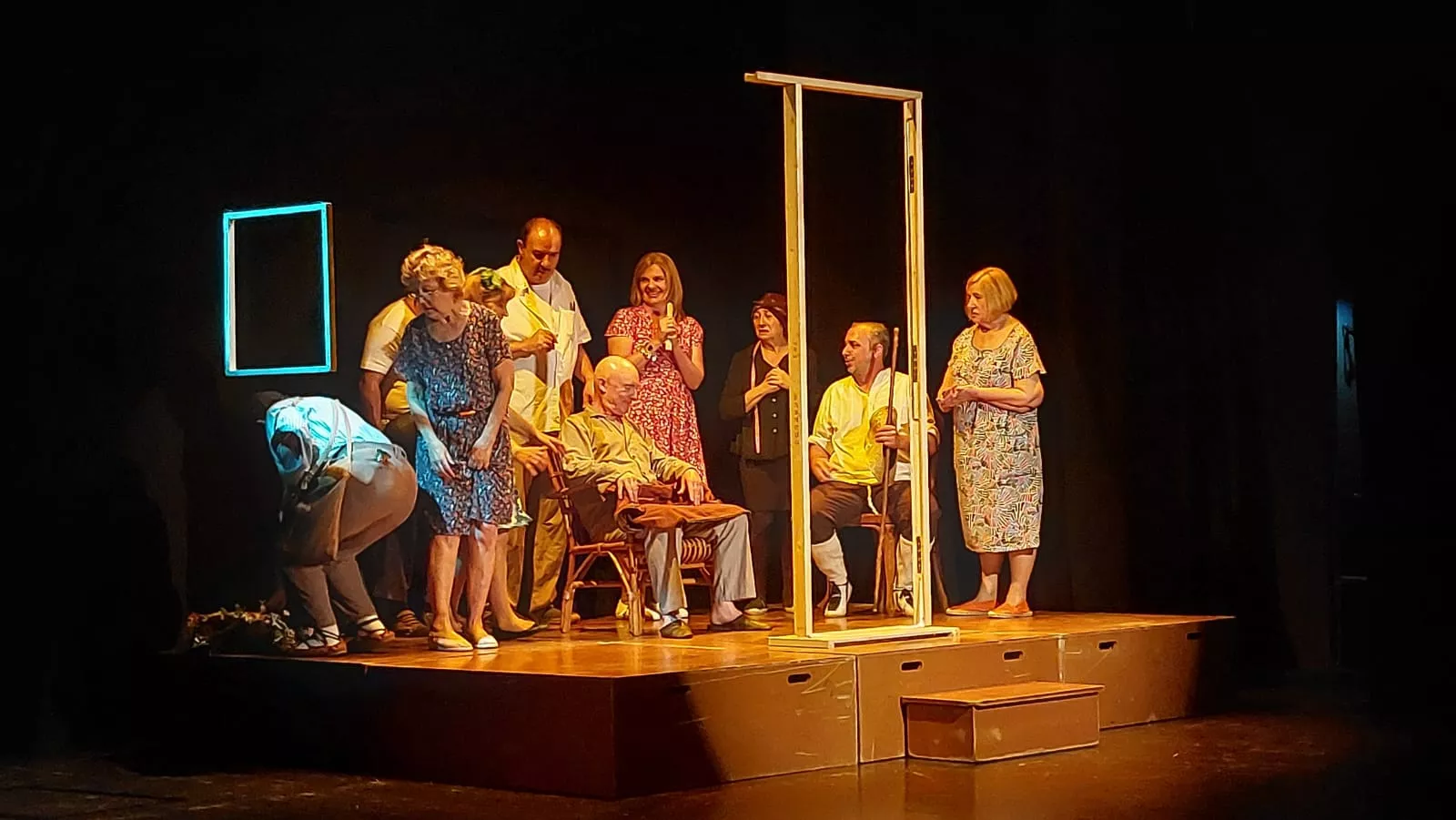 Las Lolas, interpretando Guadaña al resucitado. Foto J.G.A