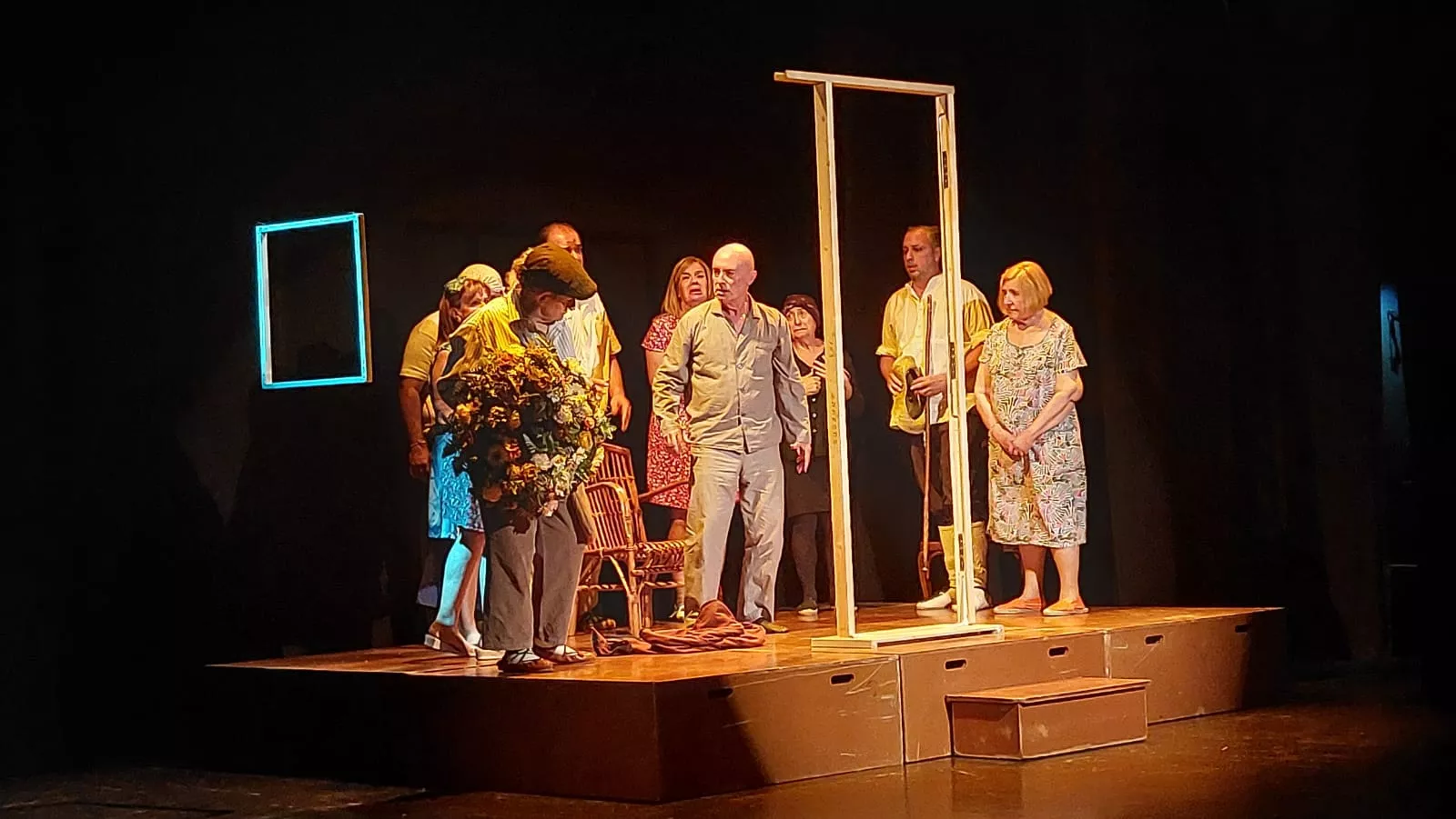 Las Lolas, interpretando Guadaña al resucitado. Foto J.G.A