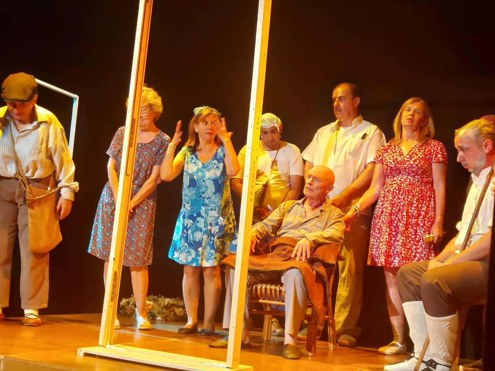 Las Lolas, Las Lolas, interpretando Guadaña al resucitado. Foto J.G.AGuadaña al resucitado. Foto J.G.A 