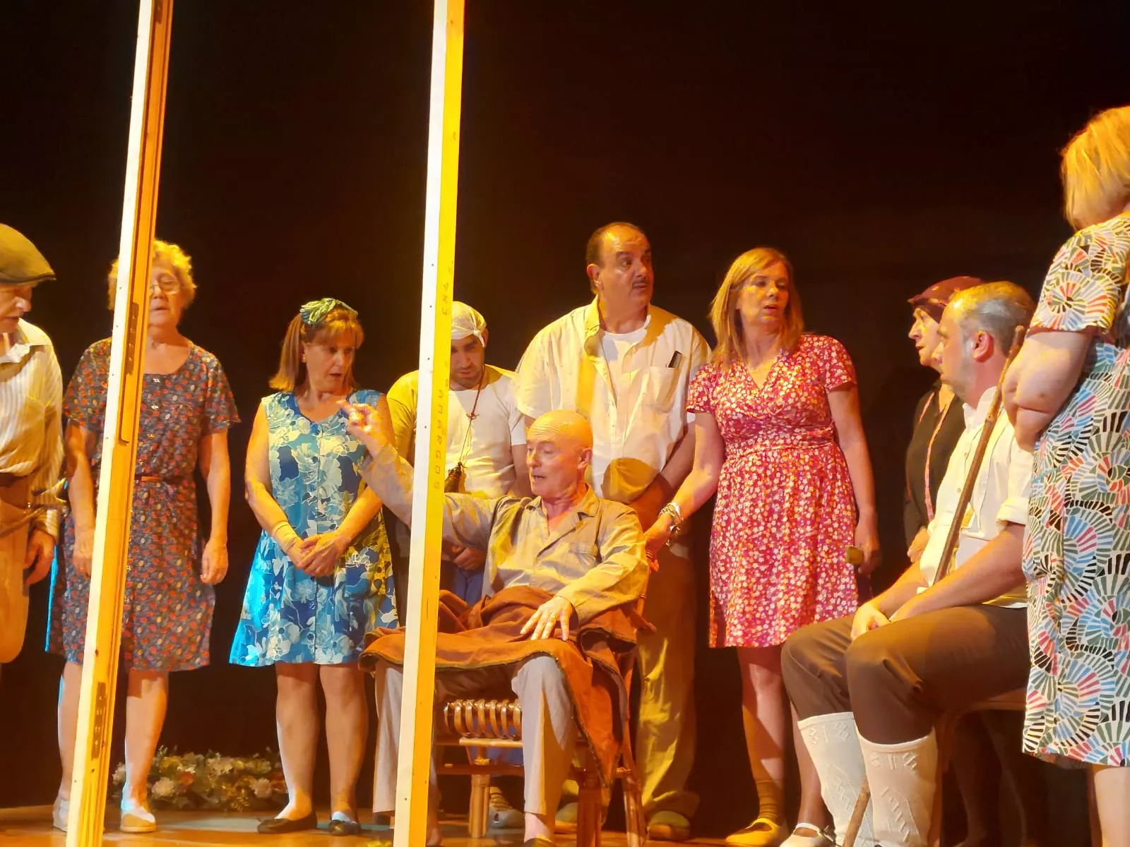 Las Lolas, interpretando Guadaña al resucitado. Foto J.G.A